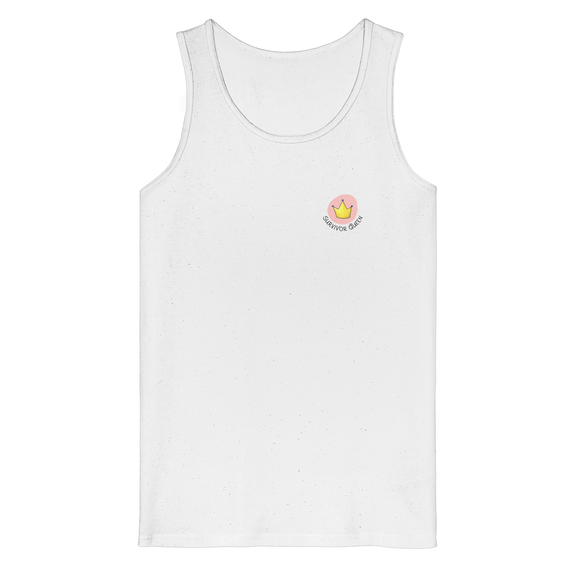 Survivor Queens Logo "Schriftzug Edition" mit Seelenmännchen "Selbstverteidigung Edition" Backprint - Organic Tank Top