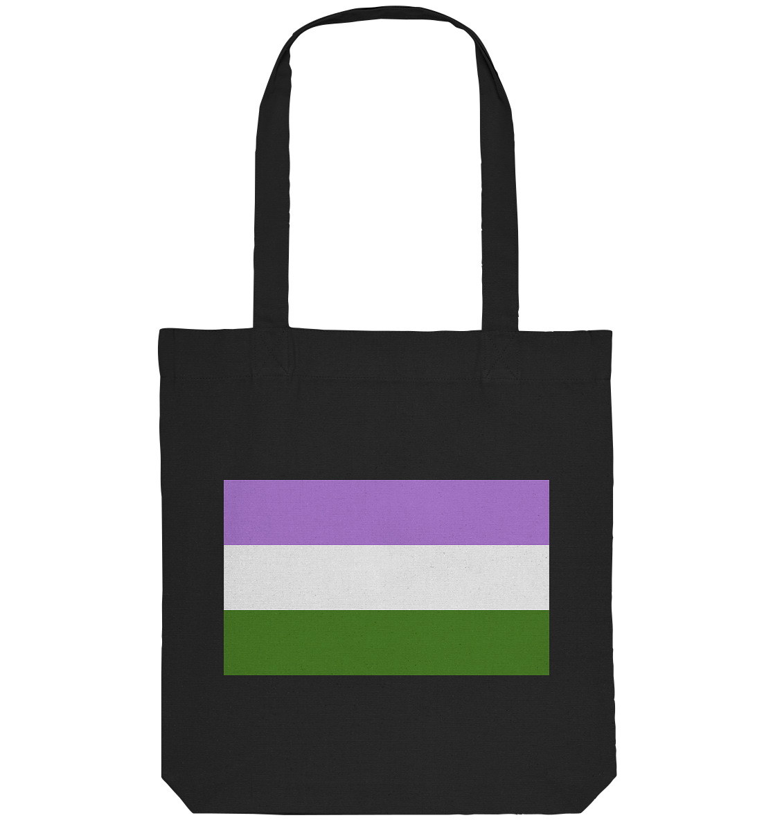 Genderqueer Pride Flag - Organic Tote-Bag