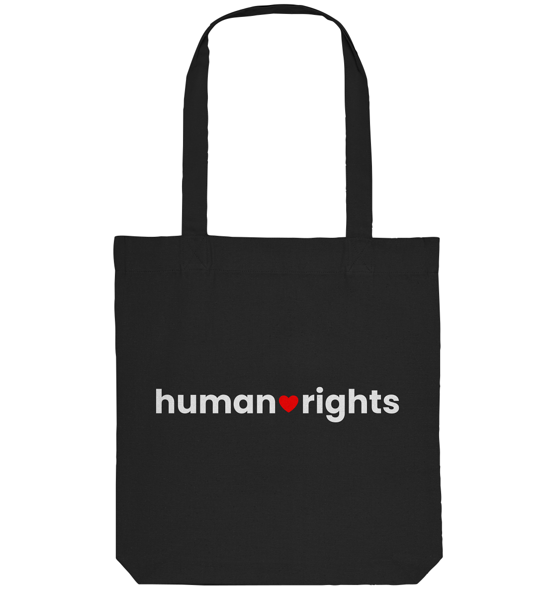 human rights "Red Heart Edition" - Organic Tote-Bag