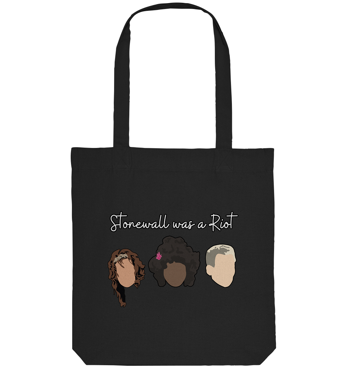 Stonewall was a Riot "Icons Edition" (dunkel) - Organic Tote-Bag