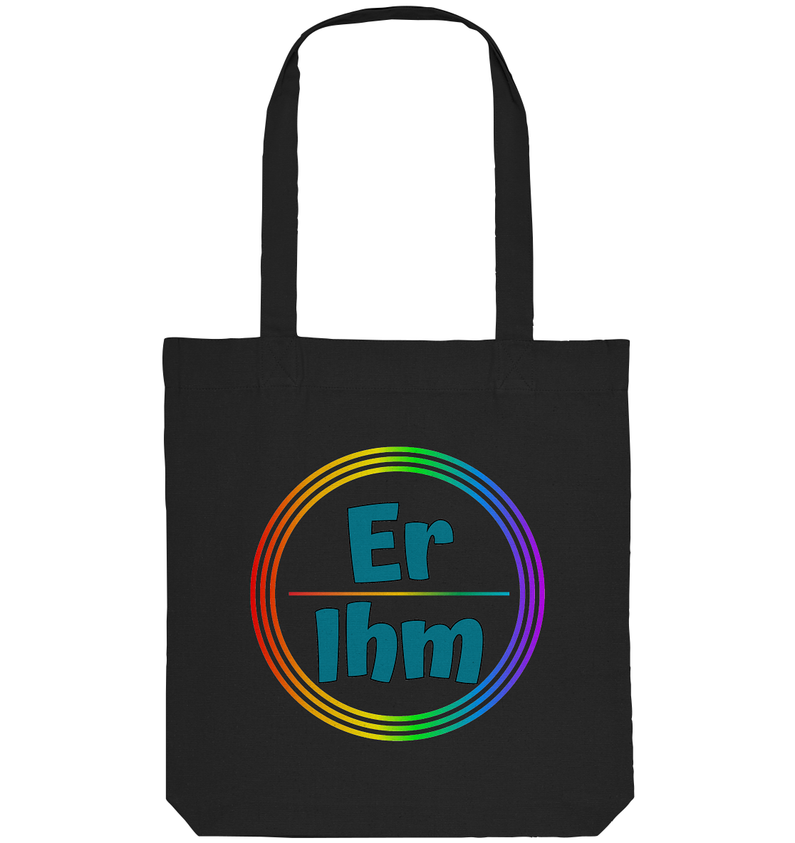Er/Ihm Pronomen Regenbogenkreis - Organic Tote-Bag