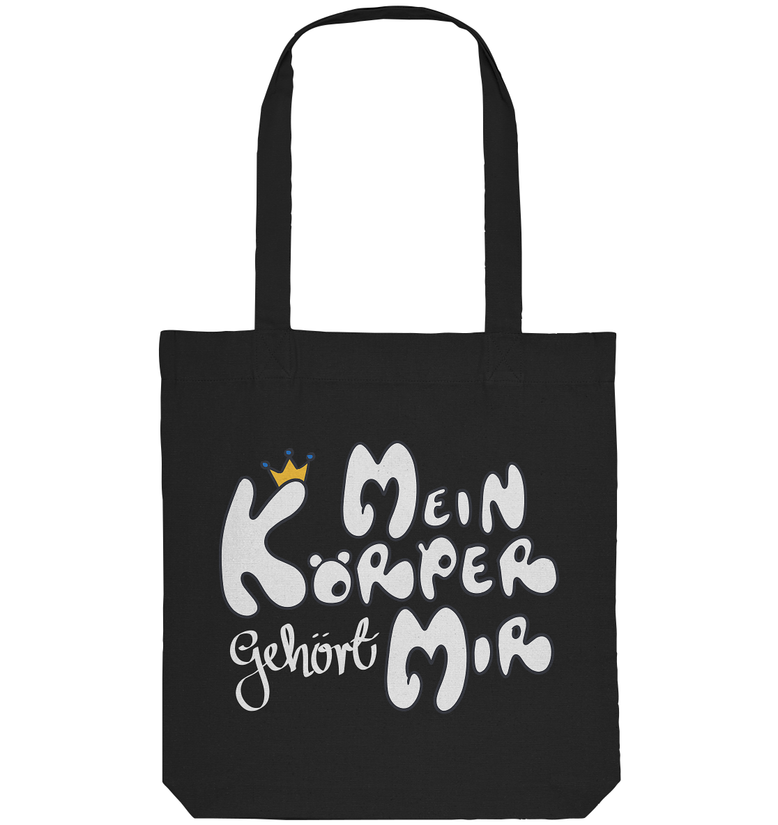 Mein Körper gehört mir "Weiße Edition" - Organic Tote-Bag