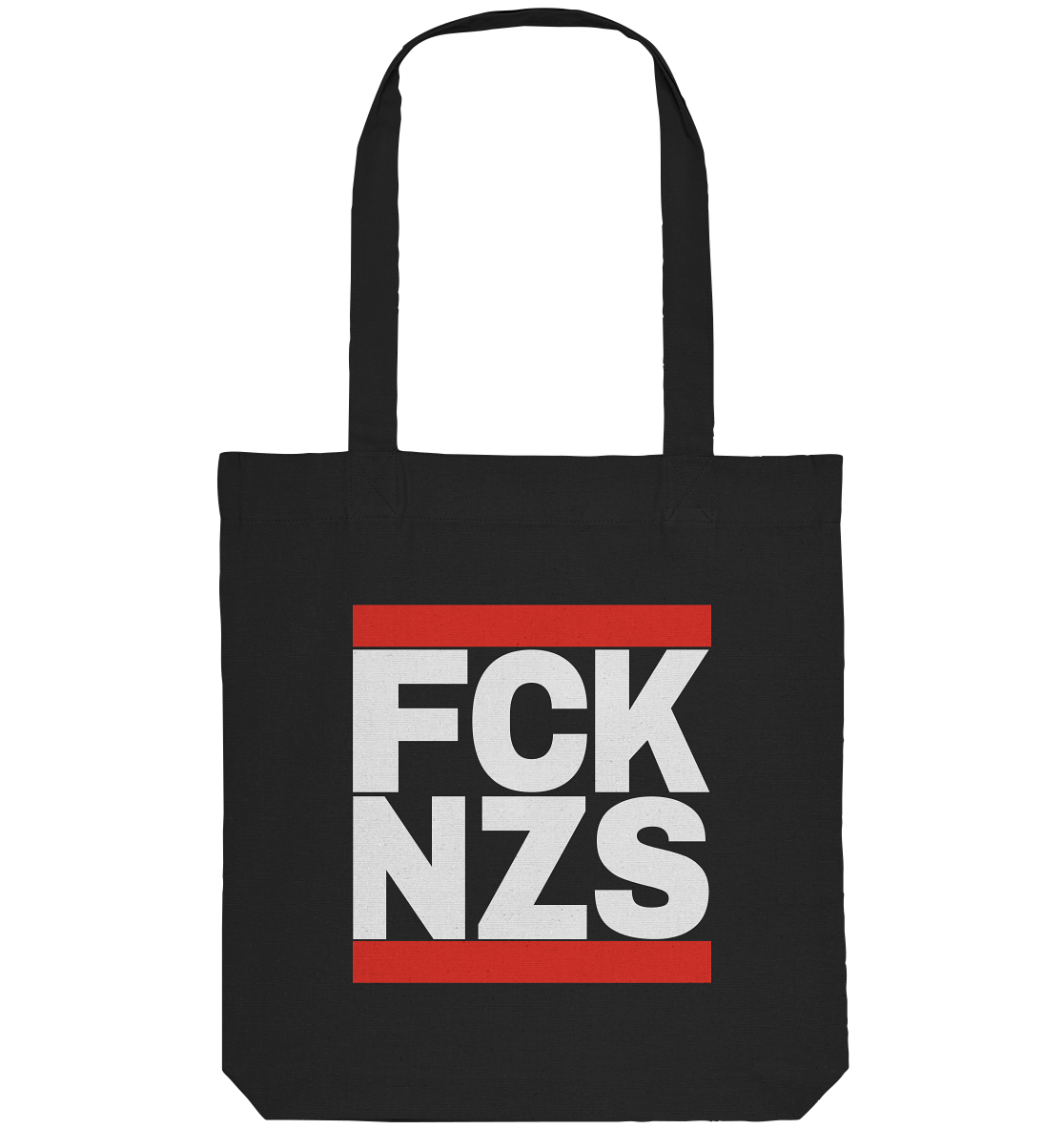 FCK NZS (weiße Schrift) - Organic Tote-Bag