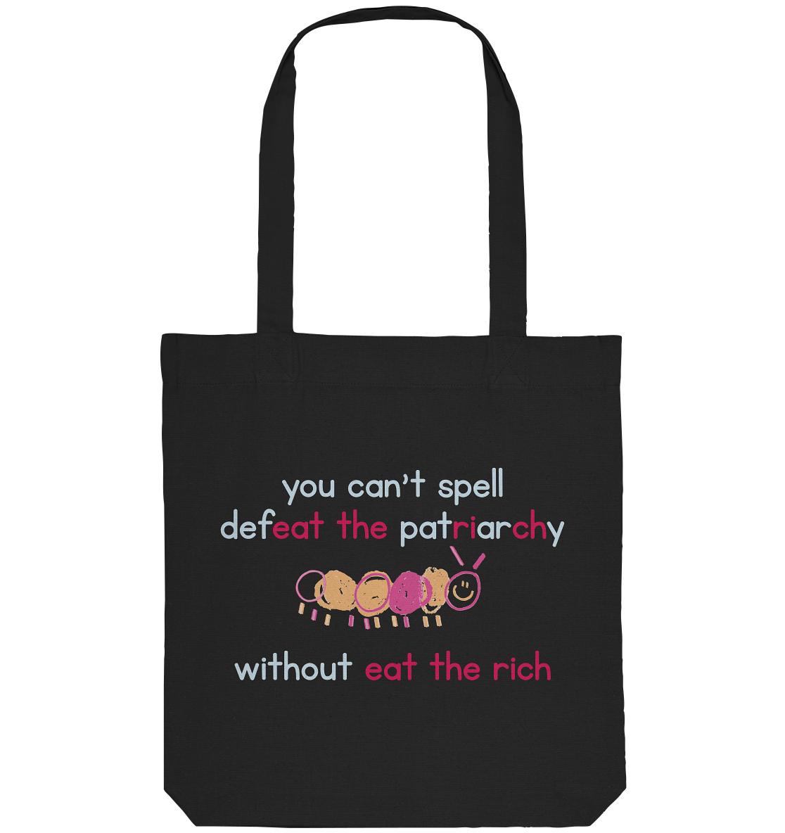 You can't spell Defeat the Patriarchy without Eat the Rich - Organic Tote-Bag