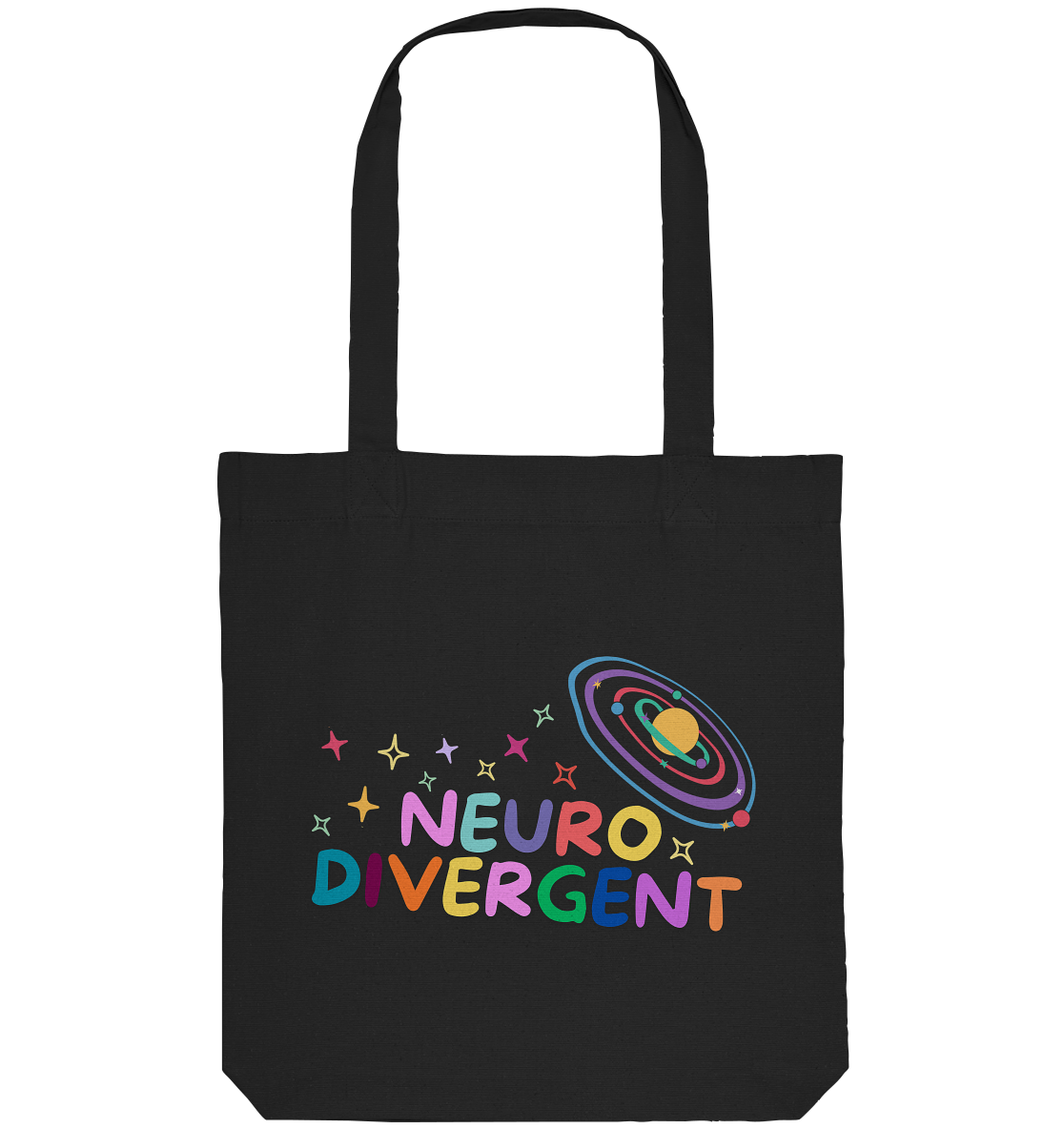 Neurodivergent "Planet Edition" - Organic Tote-Bag