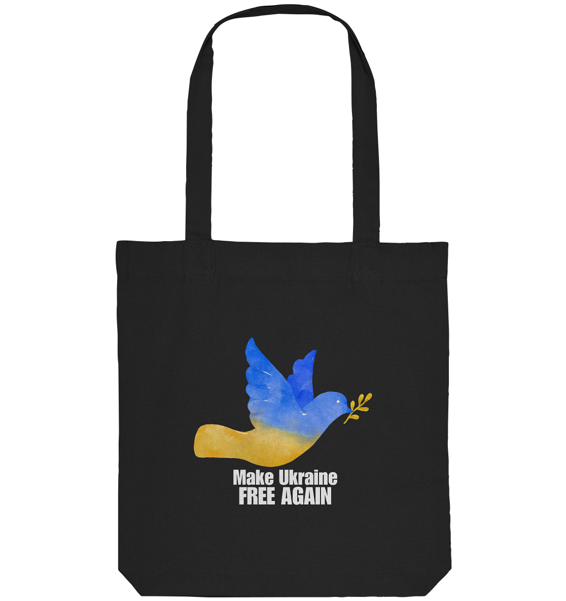 Make Ukraine Free Again "Dove Edition" - Organic Tote-Bag