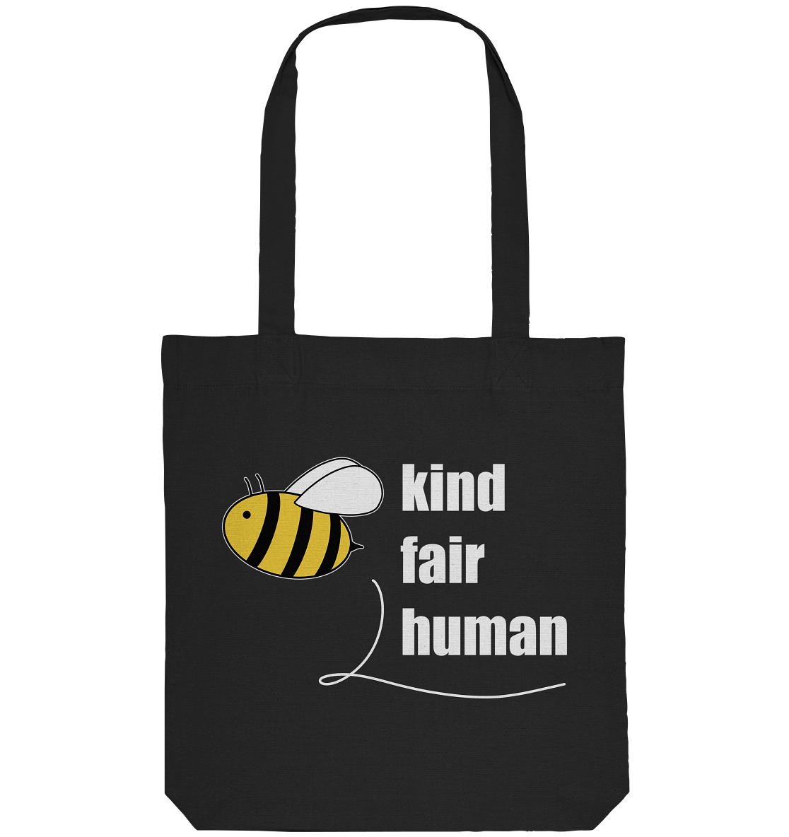 Be Kind Fair Human "Biene Edition" - Organic Tote-Bag