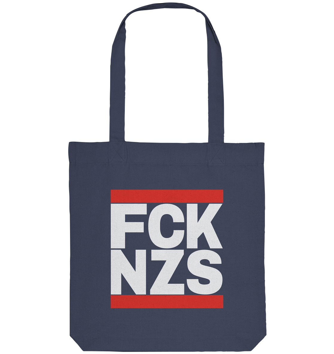 FCK NZS (weiße Schrift) - Organic Tote-Bag
