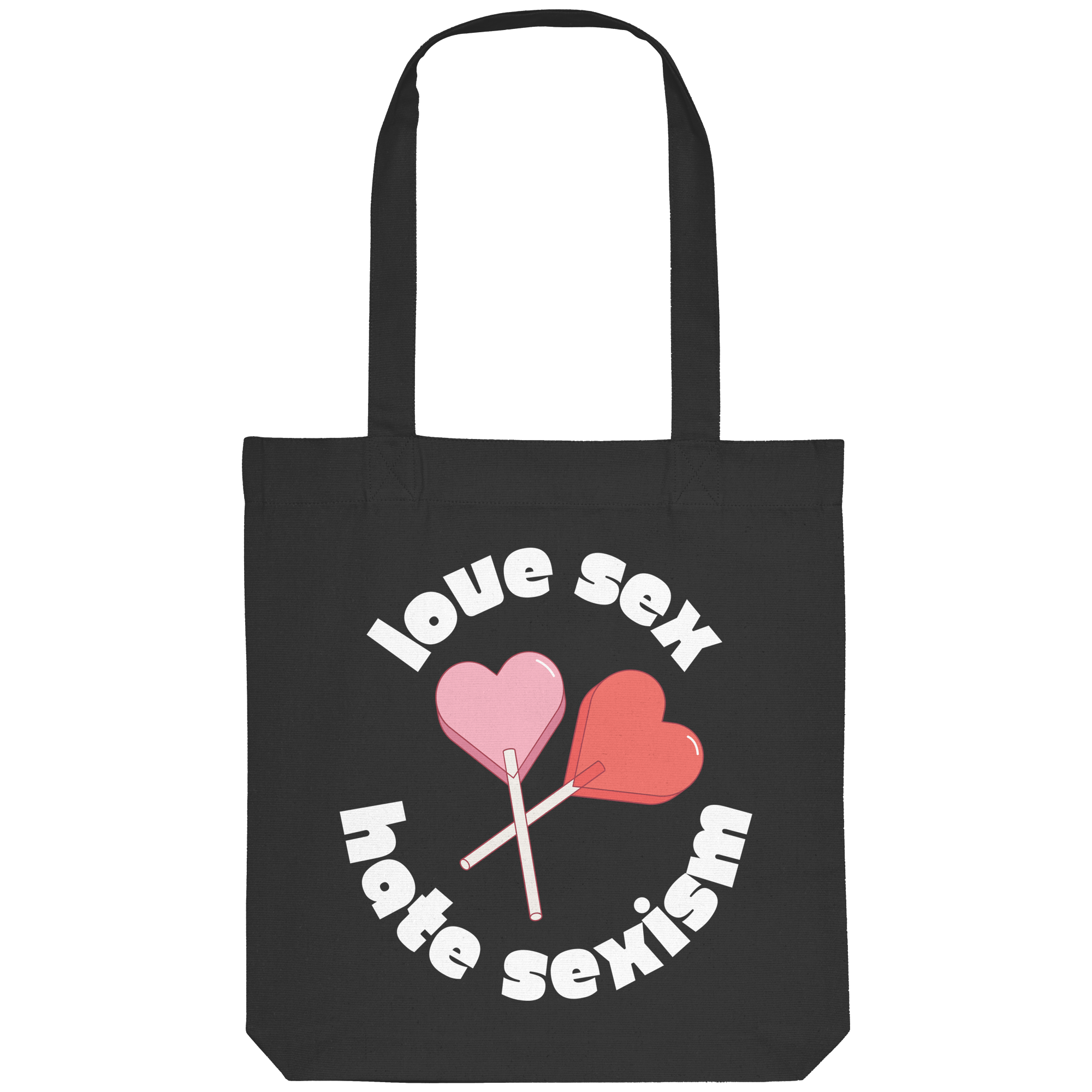 Love Sex Hate Sexism - Organic Tote-Bag
