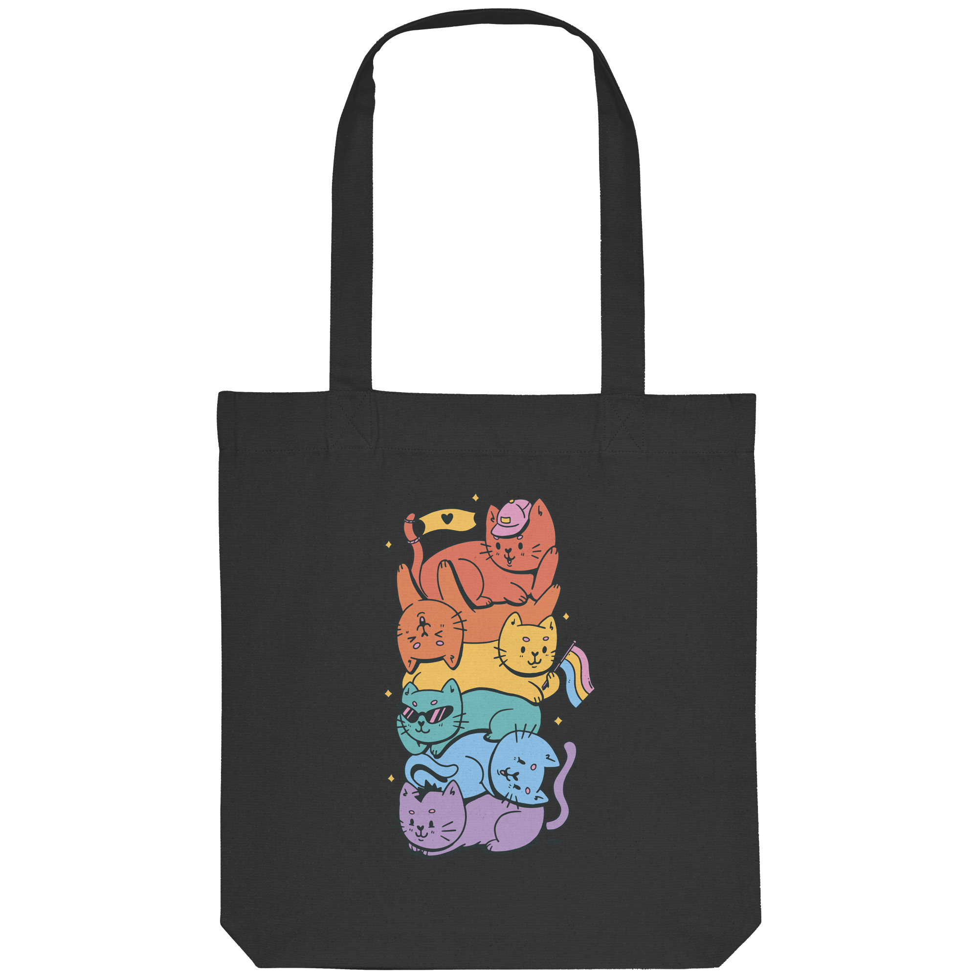 LGBTQ+ Katzen - Organic Tote-Bag