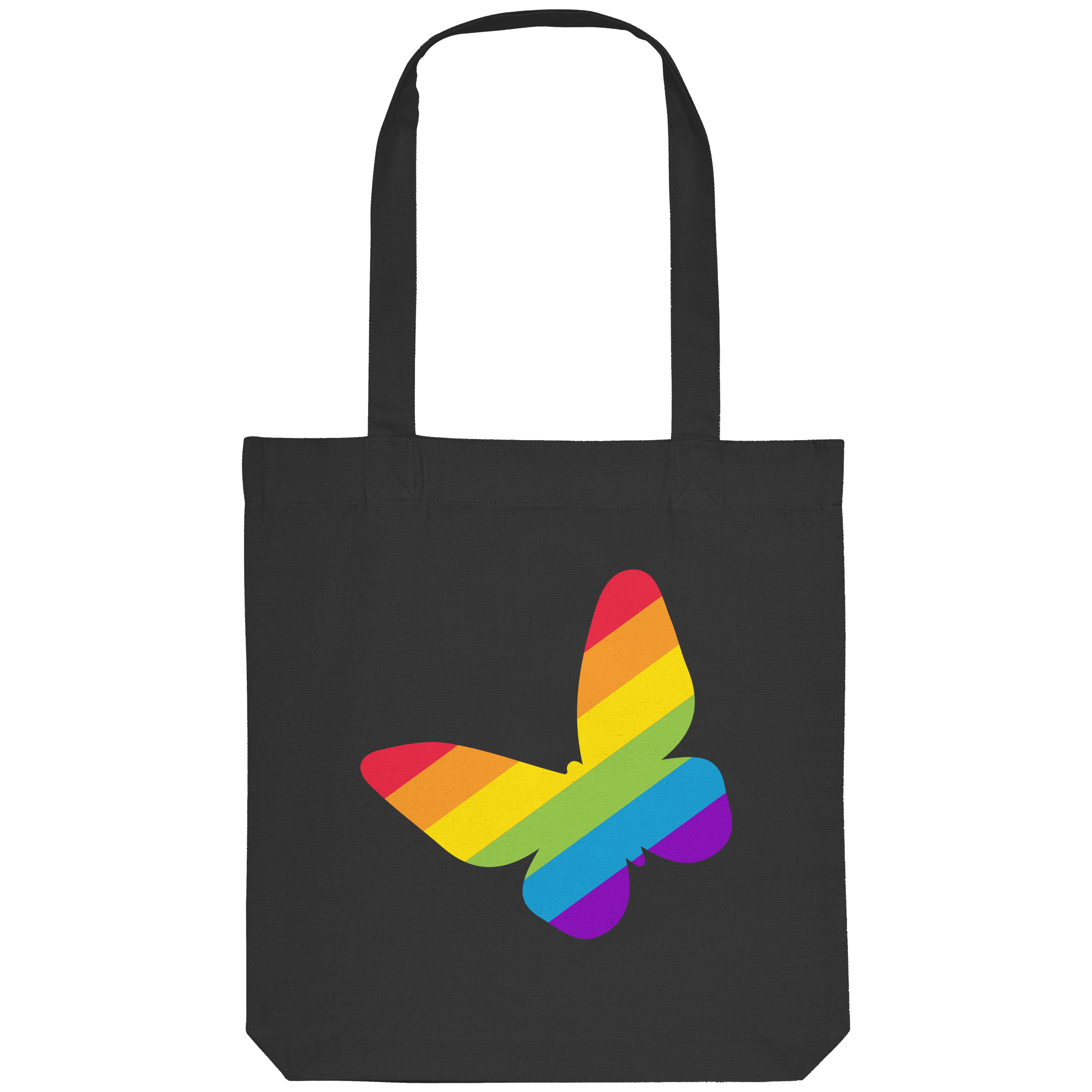 Regenbogen Schmetterling - Organic Tote-Bag
