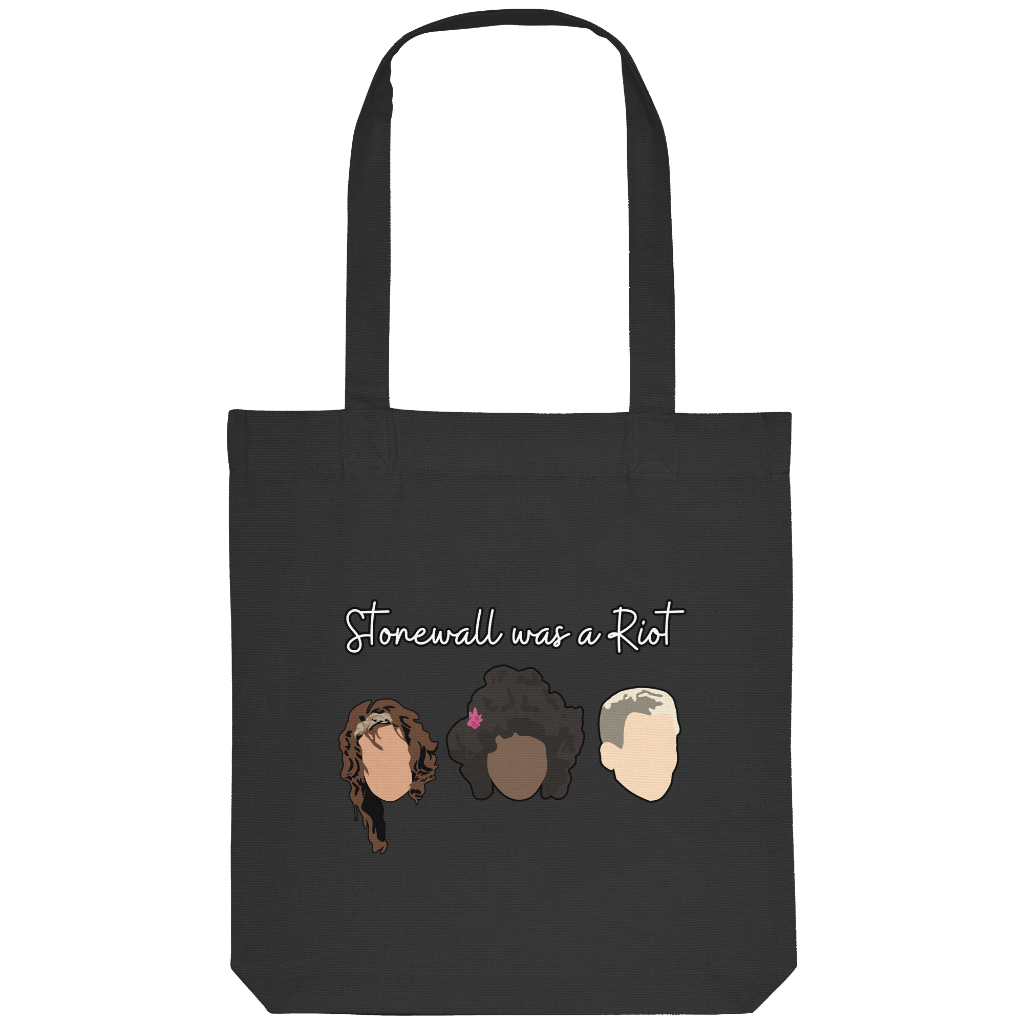Stonewall was a Riot "Icons Edition" (dunkel) - Organic Tote-Bag