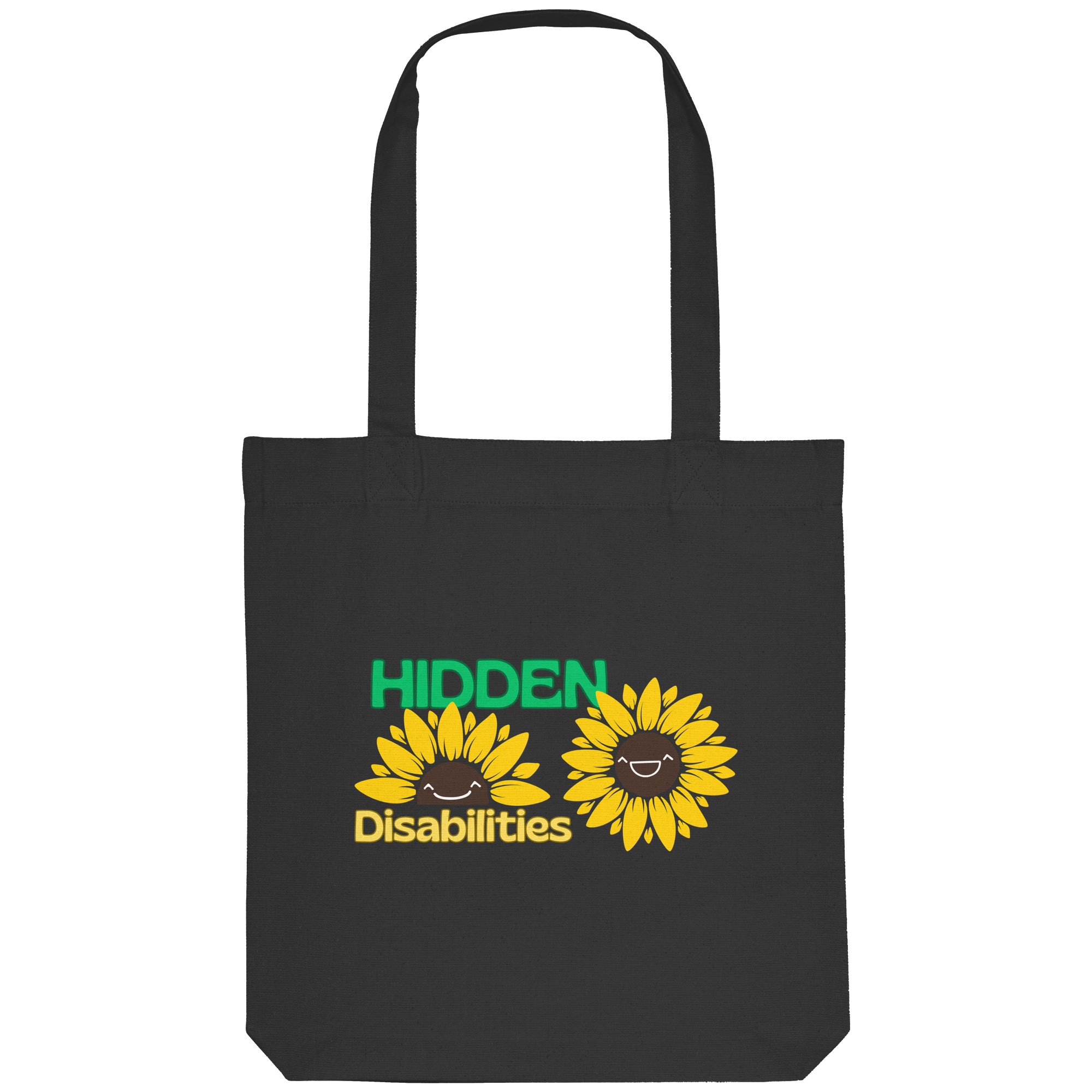 Hidden Disabilities "Sunflower Smile Edition" - Organic Tote-Bag