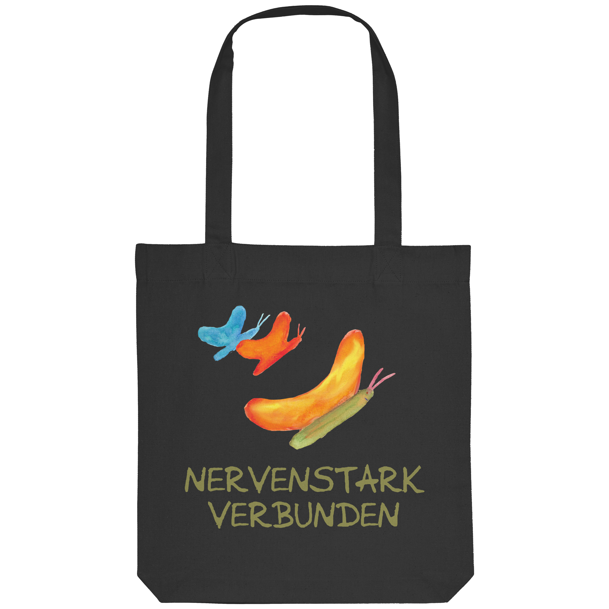 Nervenstark verbunden "Schmetterline Jona Edition" - Organic Tote-Bag