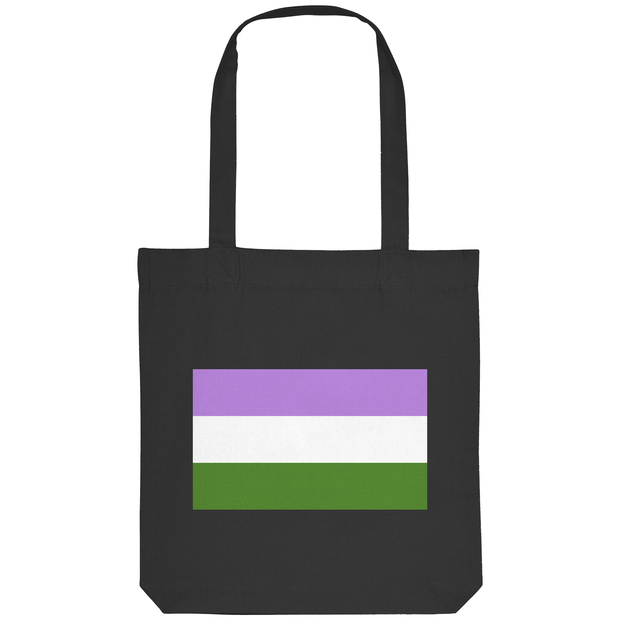 Genderqueer Pride Flag - Organic Tote-Bag
