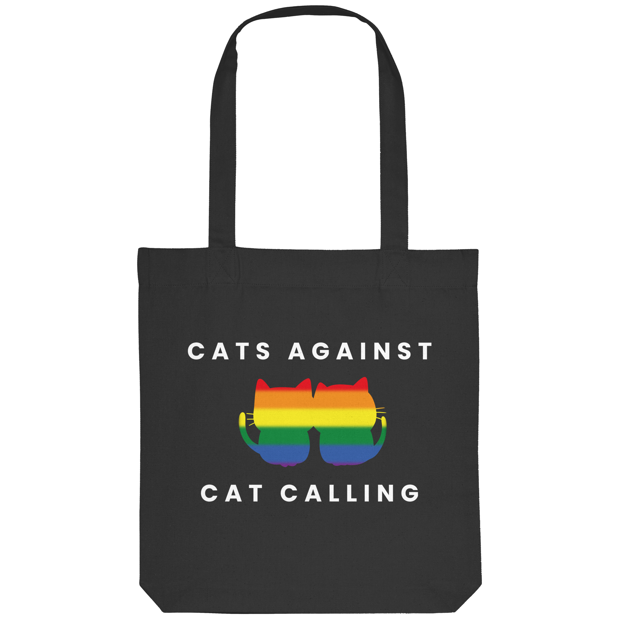 Cats Against Catcalling "Rainbow Edition" - Organic Tote-Bag