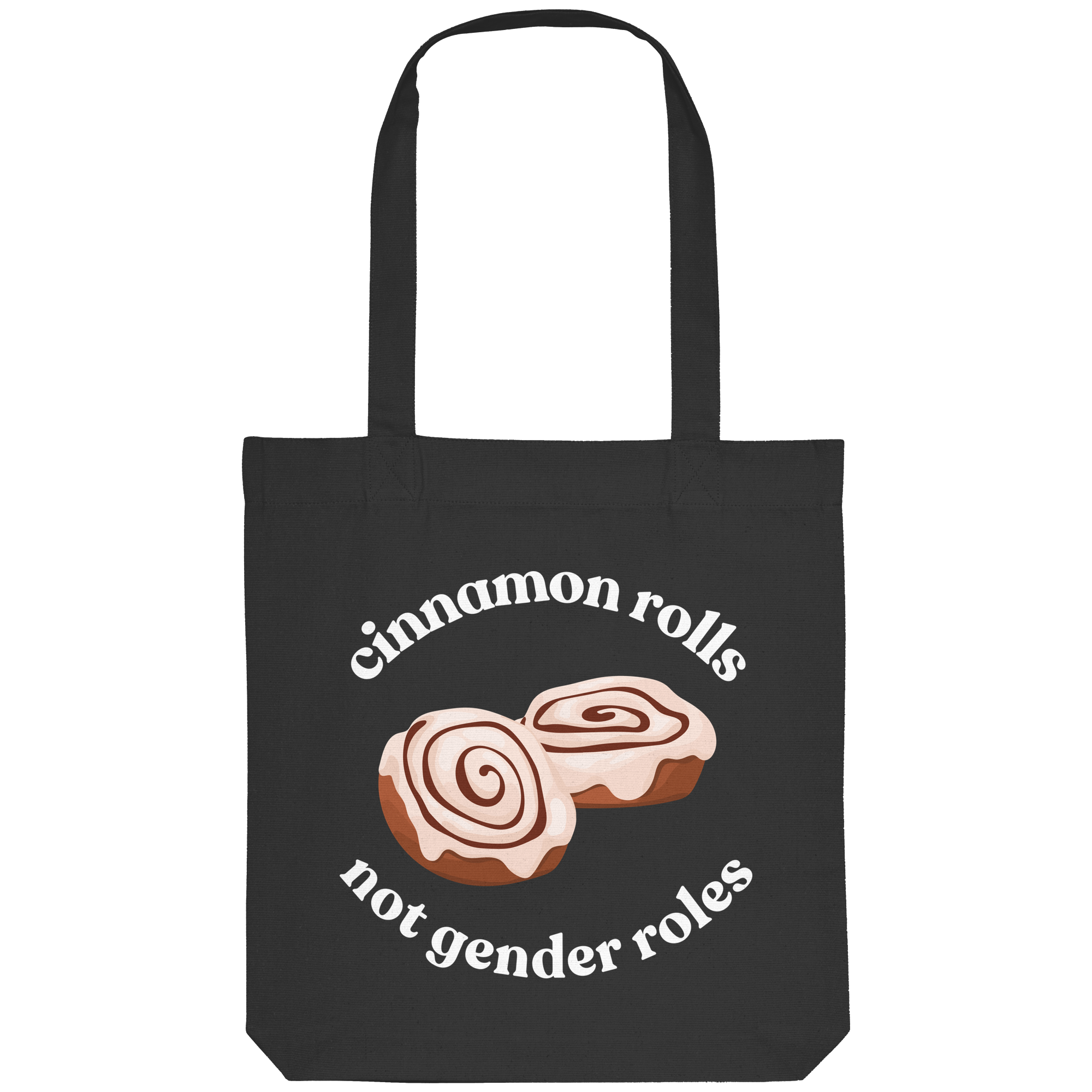 Cinnamon Rolls not Gender Roles - Organic Tote-Bag
