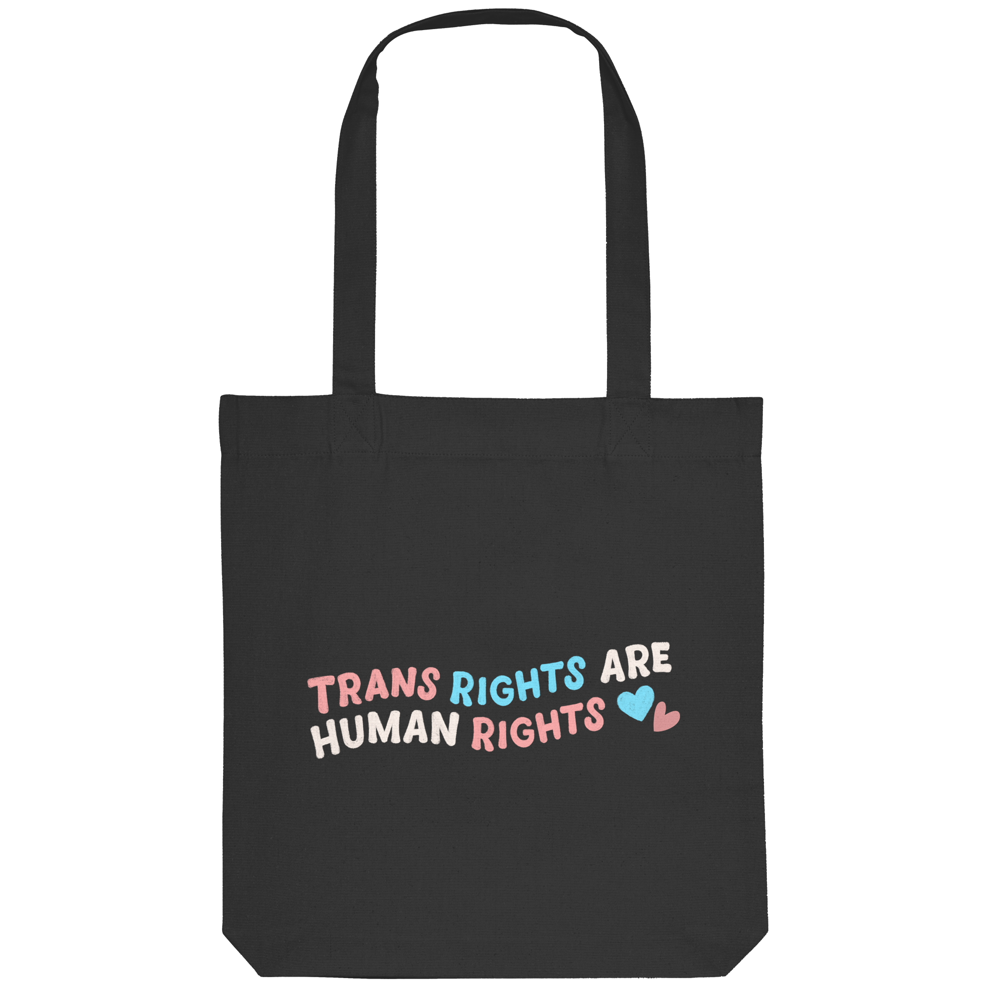 Trans Rights are Human Rights "Pastel Power Edition" - Organic Tote-Bag