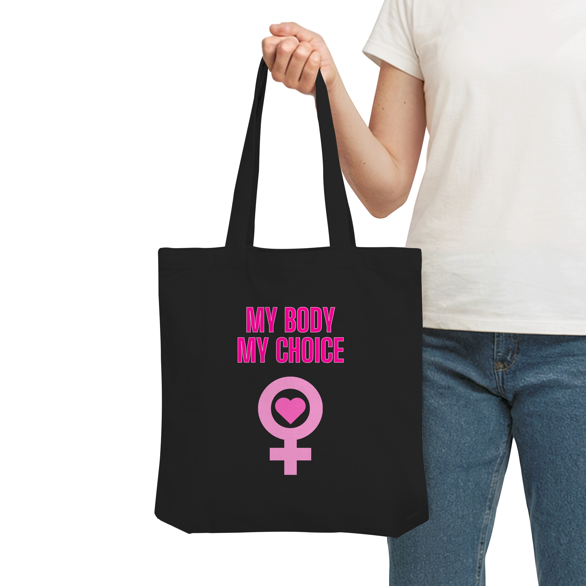 My Body My Choice "Pink Power Edition" - Organic Tote-Bag