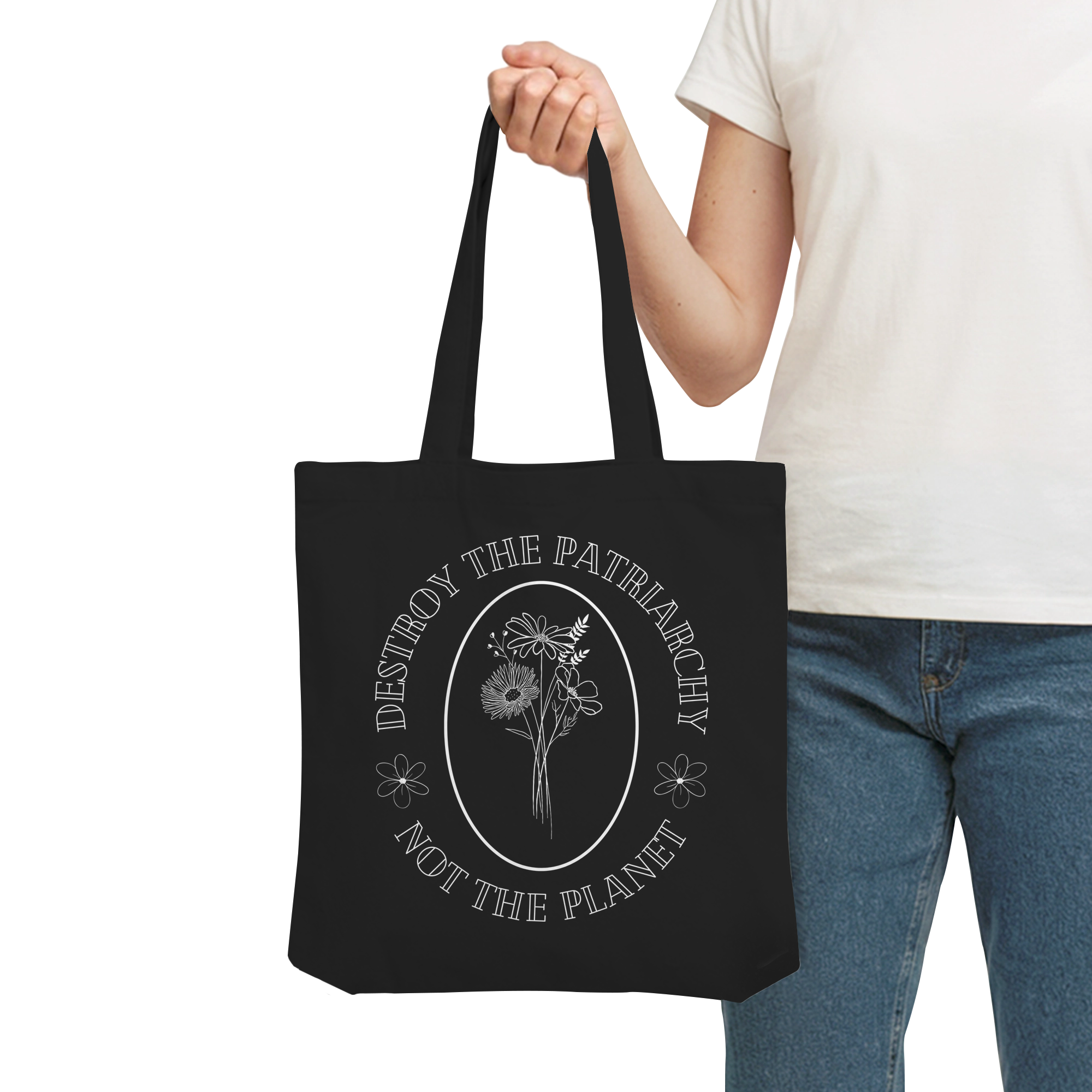 Destroy the Patriarchy Not the Planet - Organic Tote-Bag