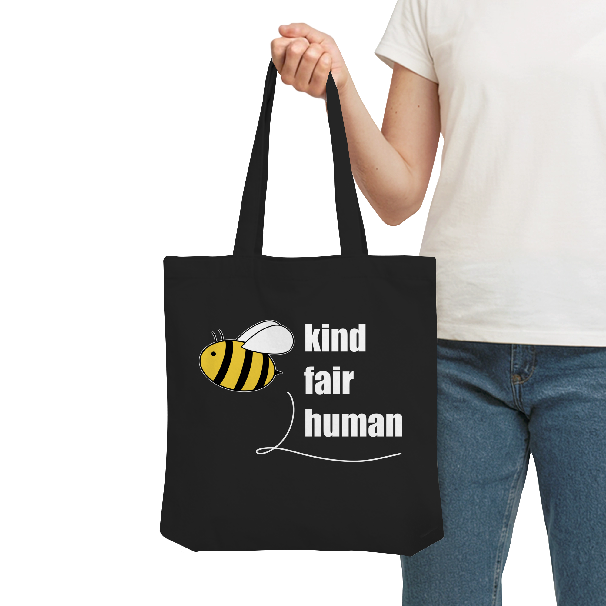 Be Kind Fair Human "Biene Edition" - Organic Tote-Bag