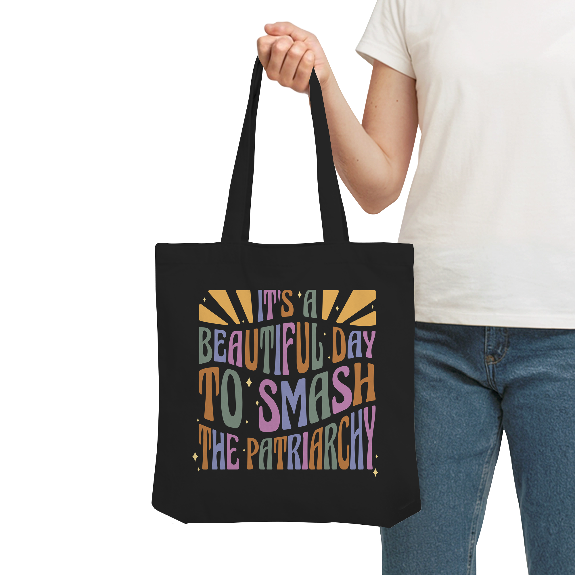 It's a Beautiful Day to Smash the Patriarchy - Organic Tote-Bag