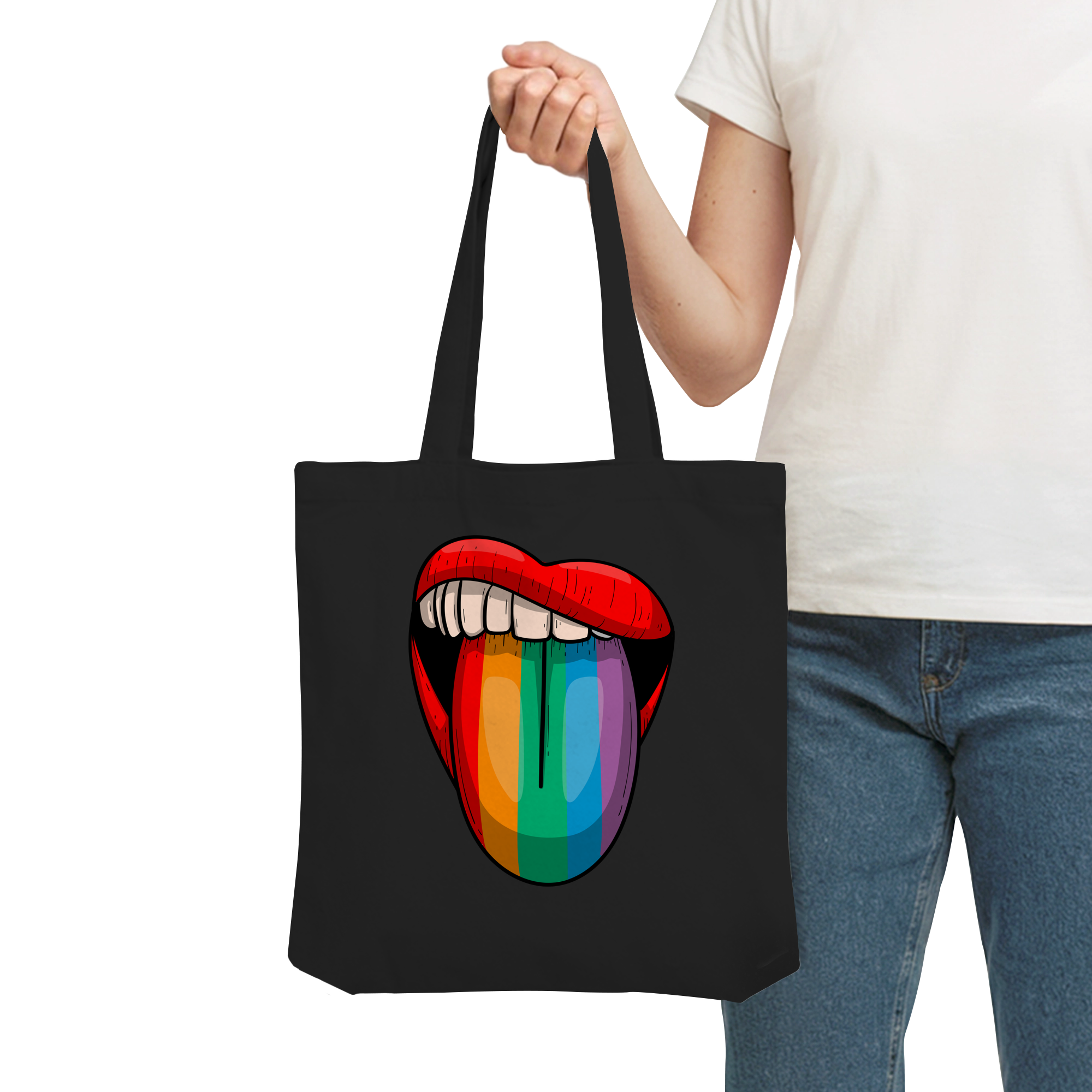 Speak Up or Shut Up Backprint - Organic Tote-Bag