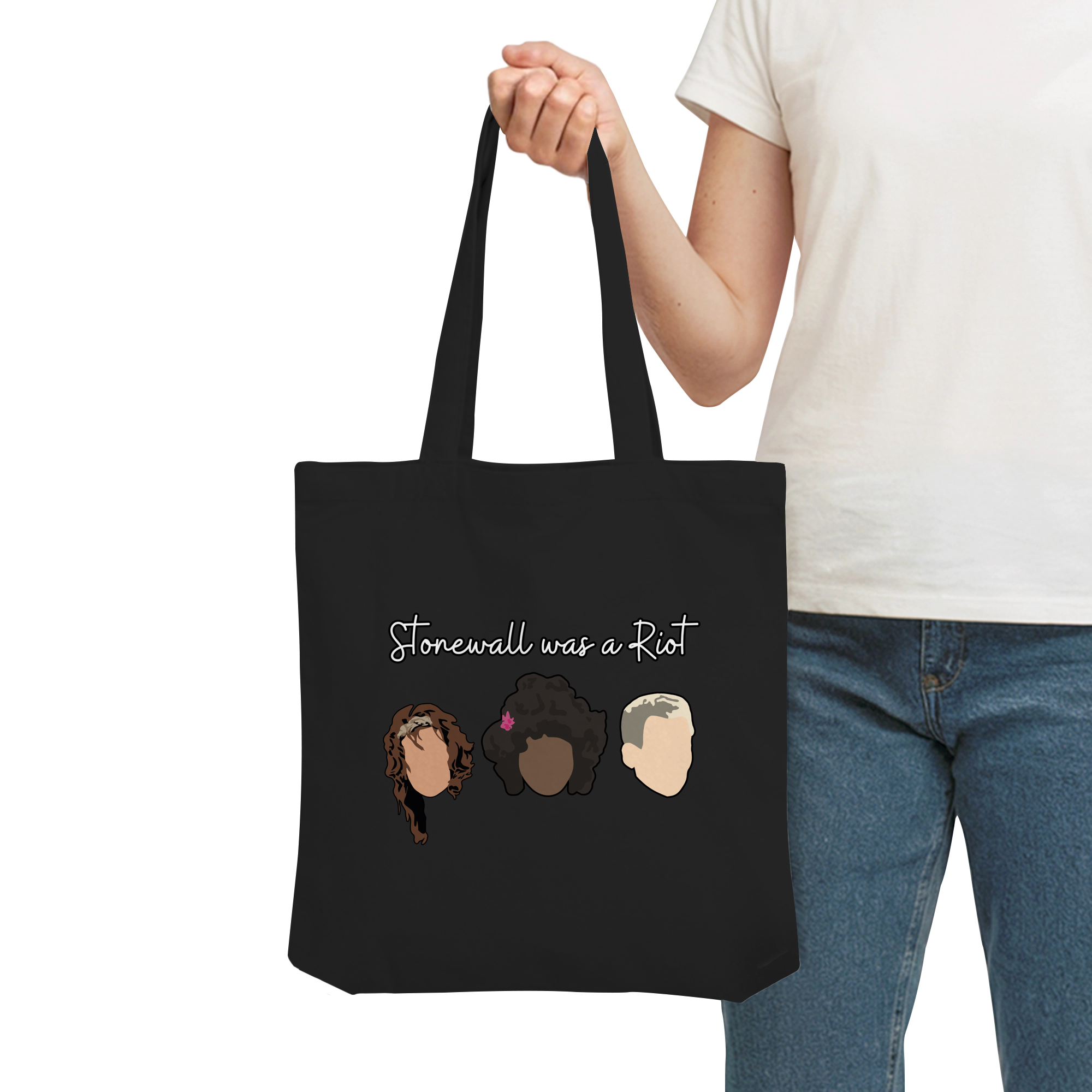 Stonewall was a Riot "Icons Edition" (dunkel) - Organic Tote-Bag