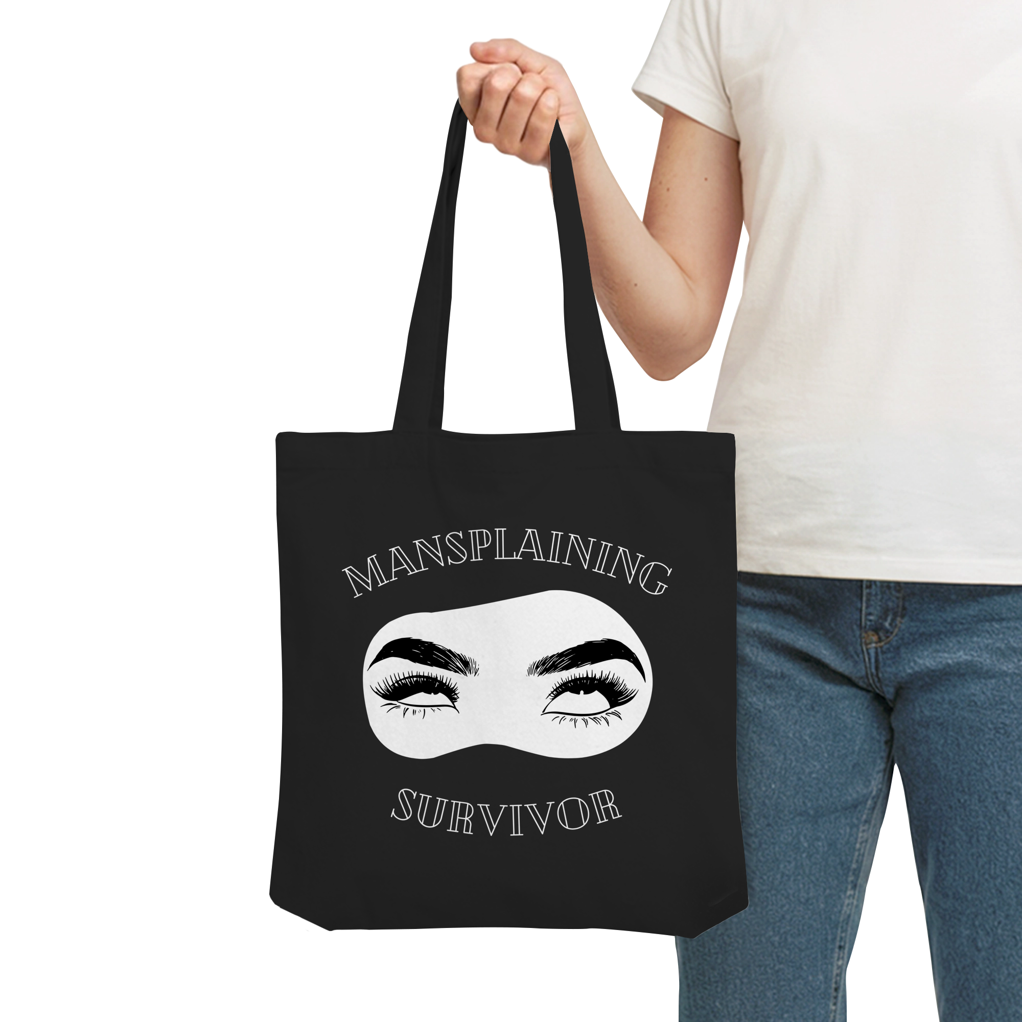 Mansplaining Survivor - Organic Tote-Bag