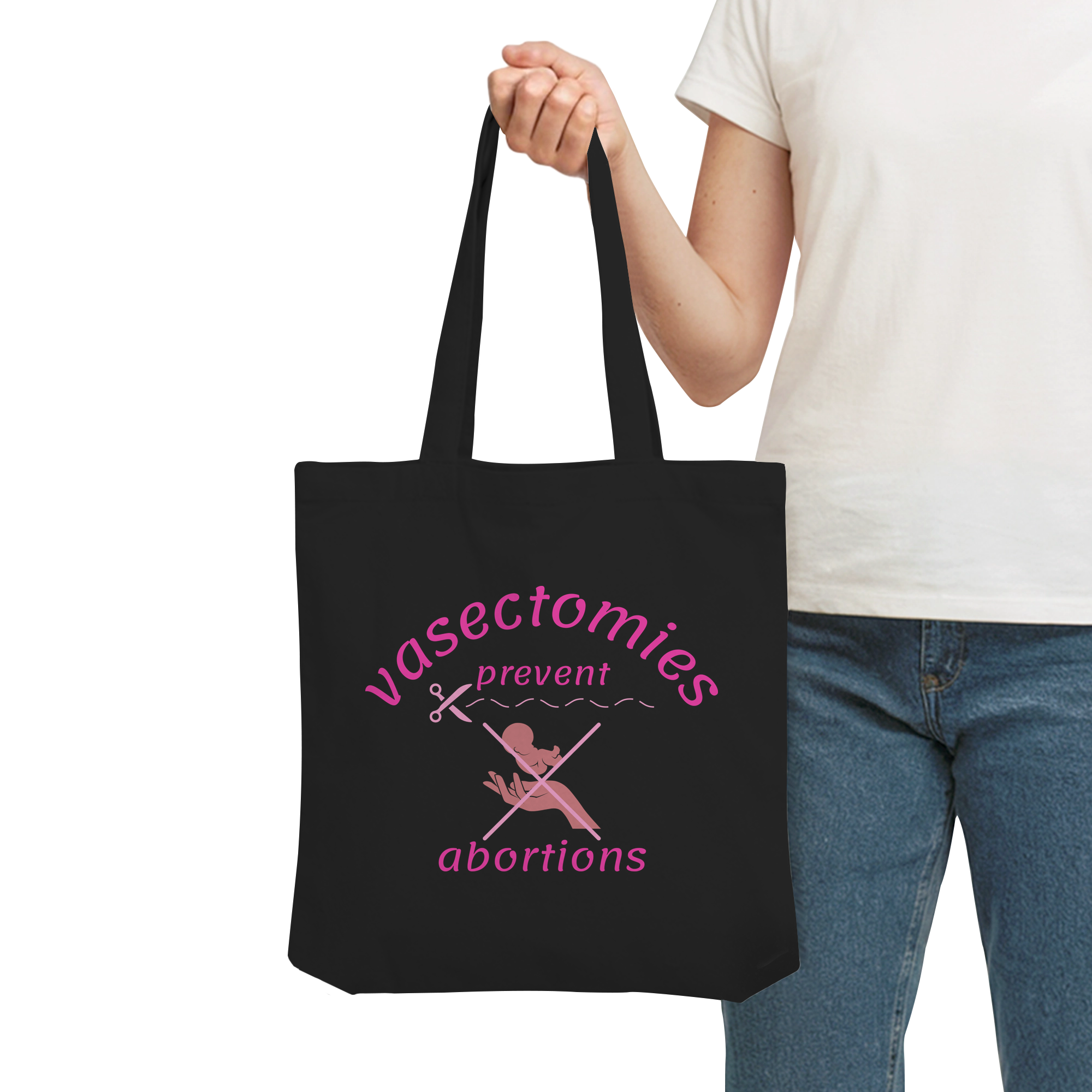 Vasectomies Prevent Abortions - Organic Tote-Bag