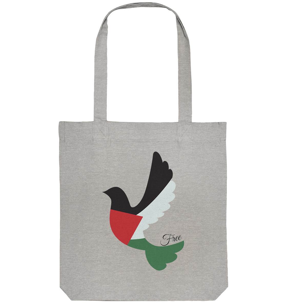 Free Palestine "Unbroken Wings Edition" - Organic Tote-Bag