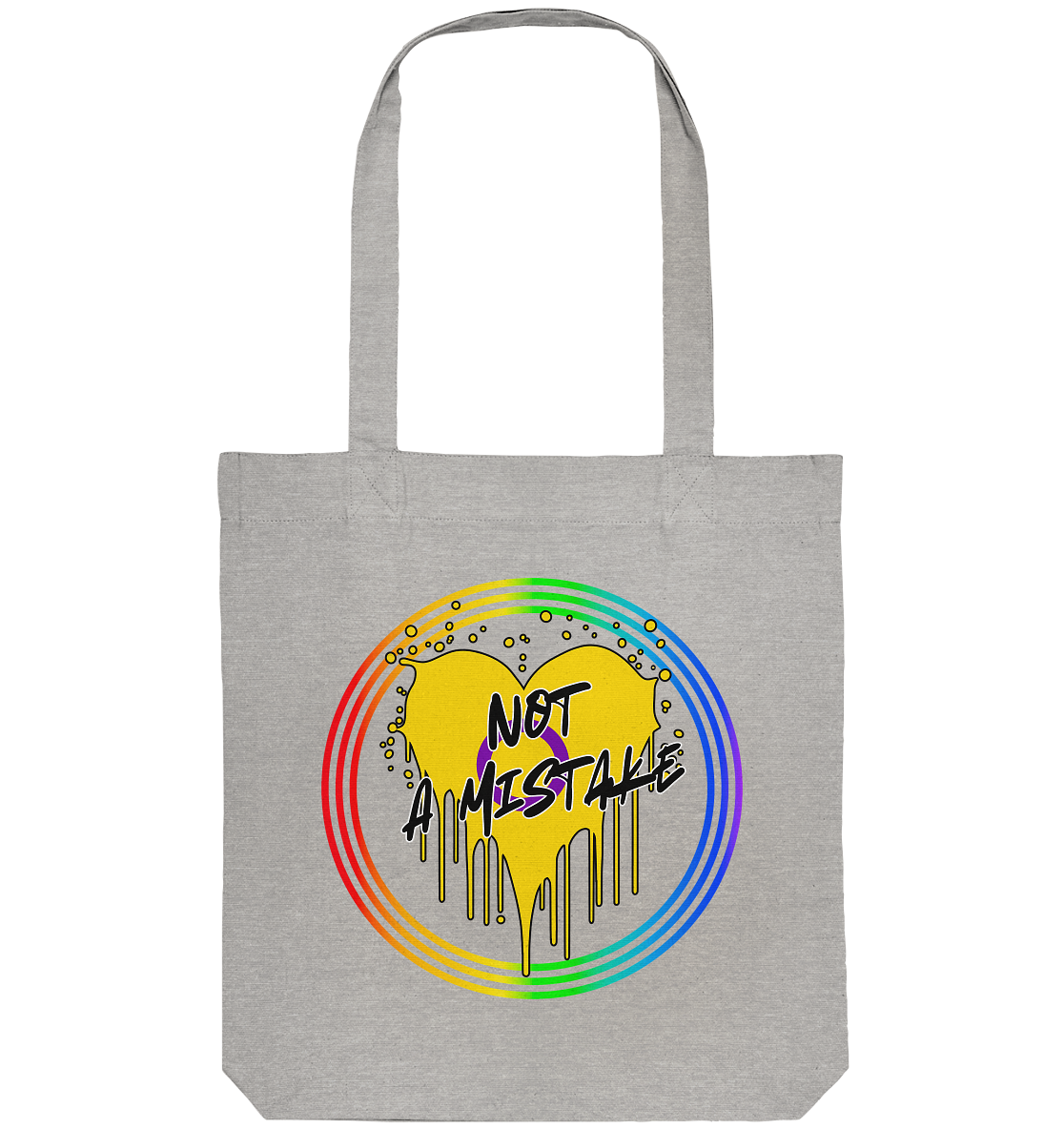 Inter Not a Mistake "Regenbogenkreis Edition" - Organic Tote-Bag