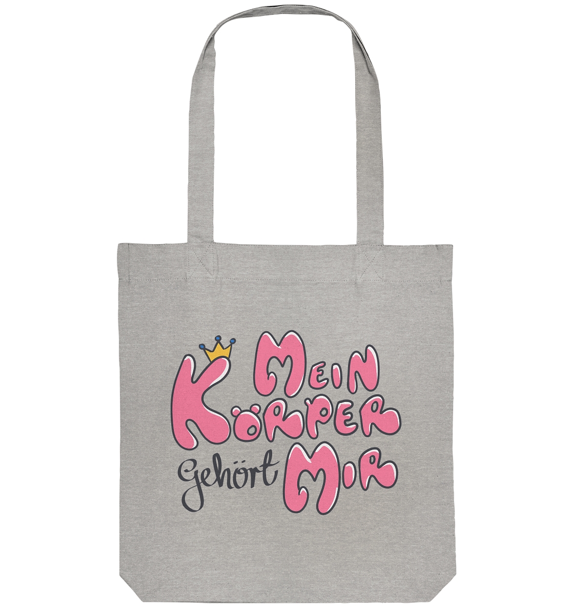 Mein Körper gehört mir "Pinke Edition" - Organic Tote-Bag