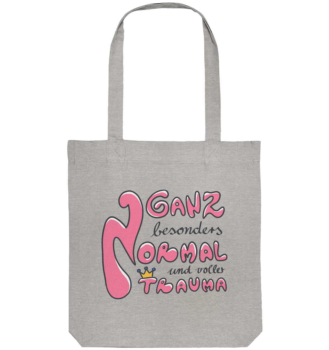 Ganz besonders Normal und voller Trauma "Pinke Edition" - Organic Tote-Bag