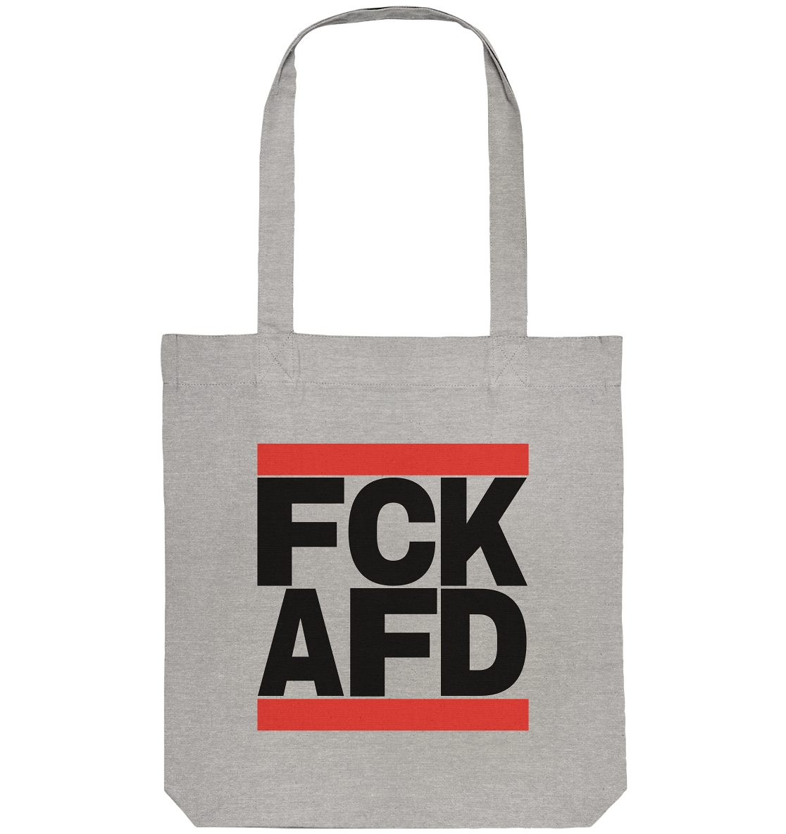 FCK AFD (schwarze Schrift) - Organic Tote-Bag