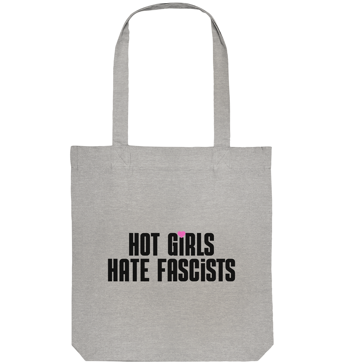 Hot Girls Hate Fascists (hell) - Organic Tote-Bag