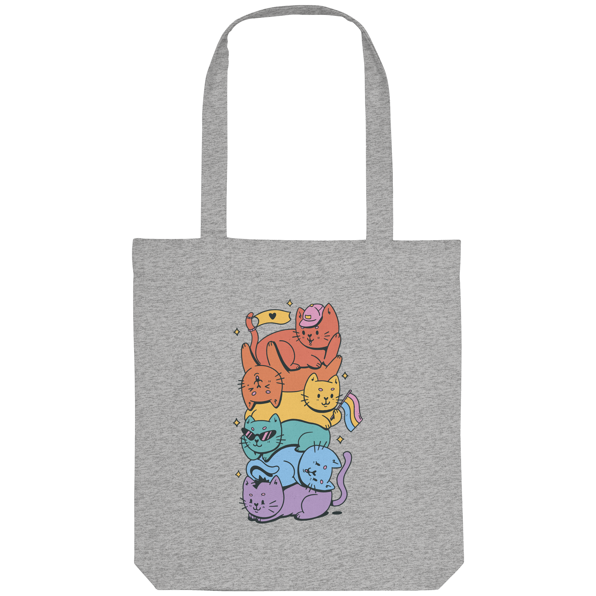 LGBTQ+ Katzen - Organic Tote-Bag