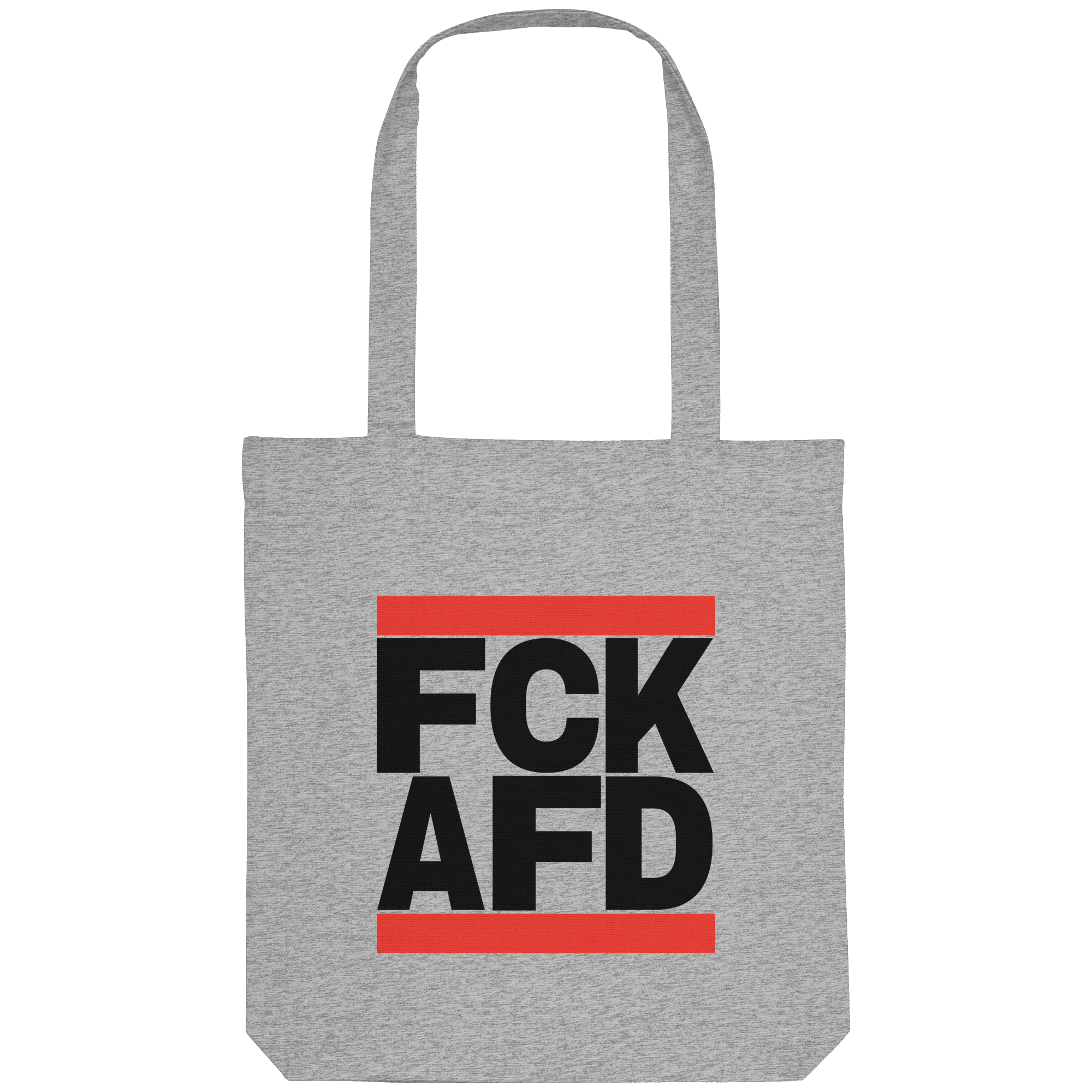 FCK AFD (schwarze Schrift) - Organic Tote-Bag