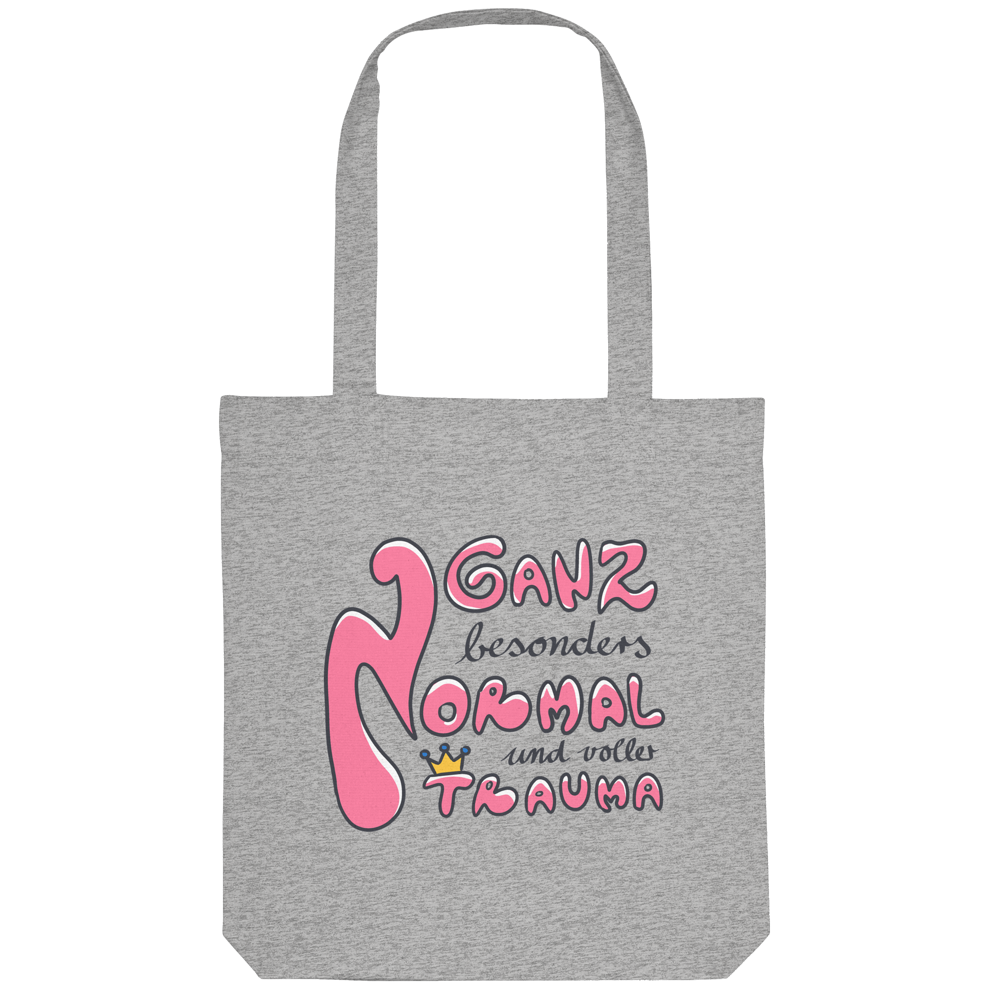 Ganz besonders Normal und voller Trauma "Pinke Edition" - Organic Tote-Bag