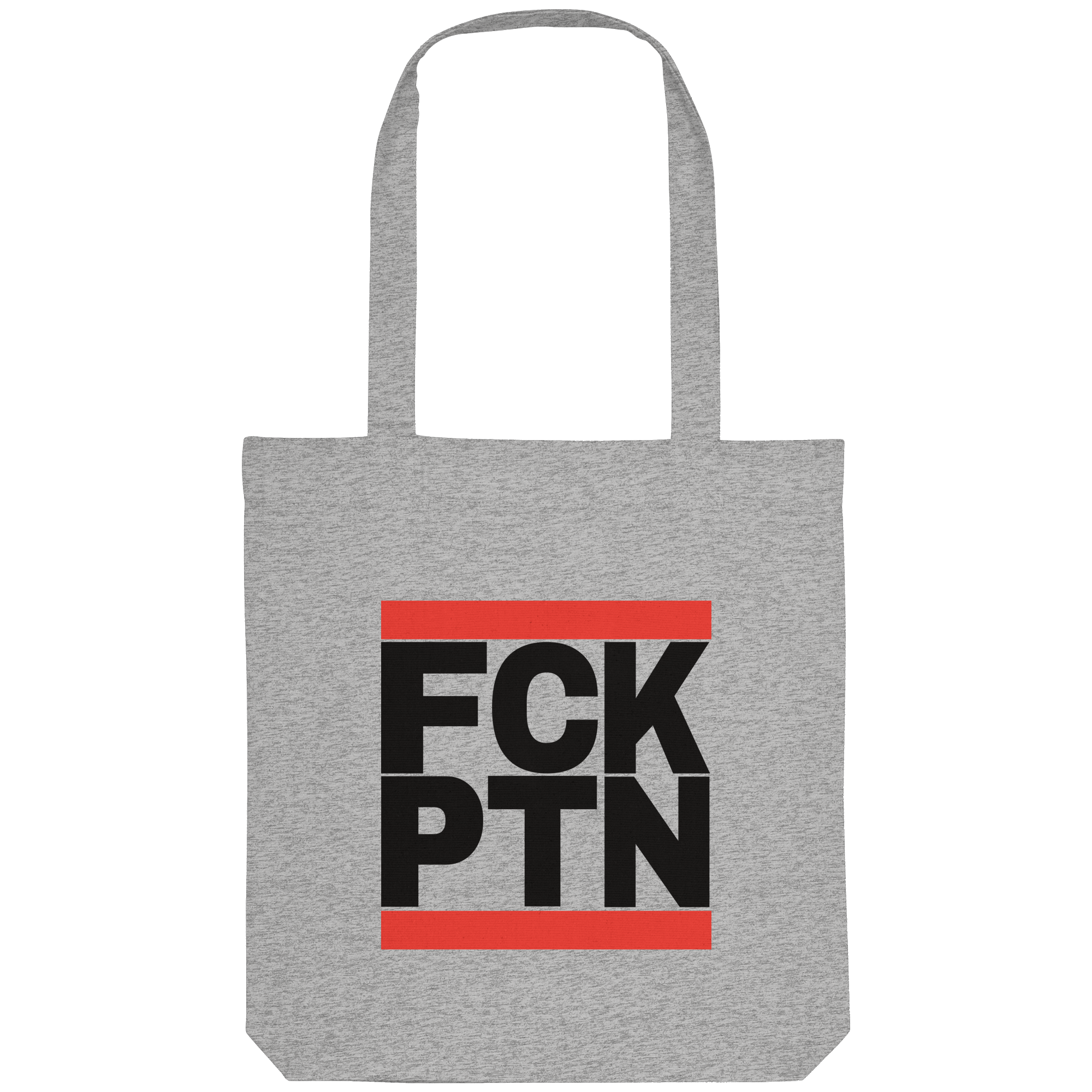 FCK PTN (schwarze Schrift) - Organic Tote-Bag