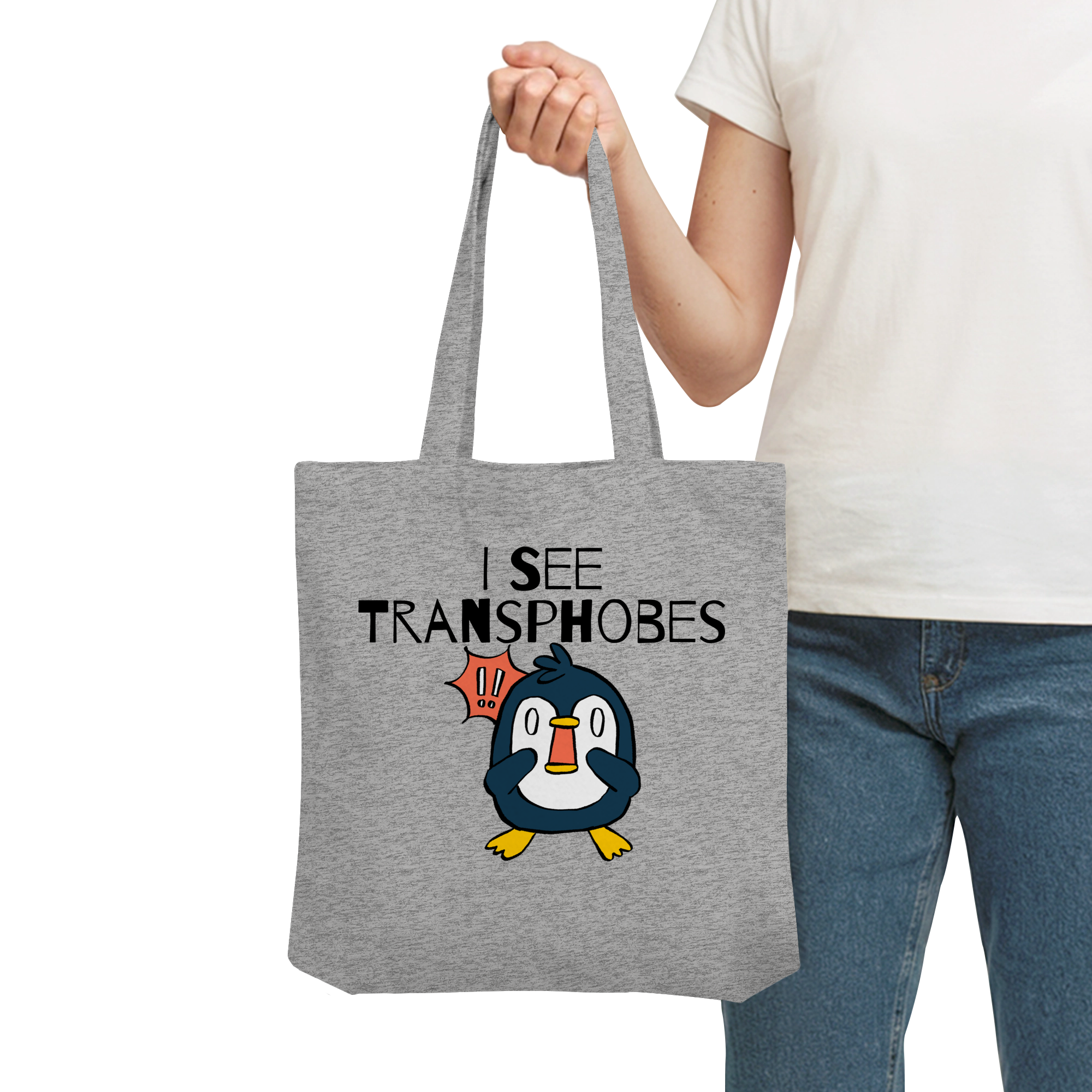 I see Transphobes - Organic Tote-Bag