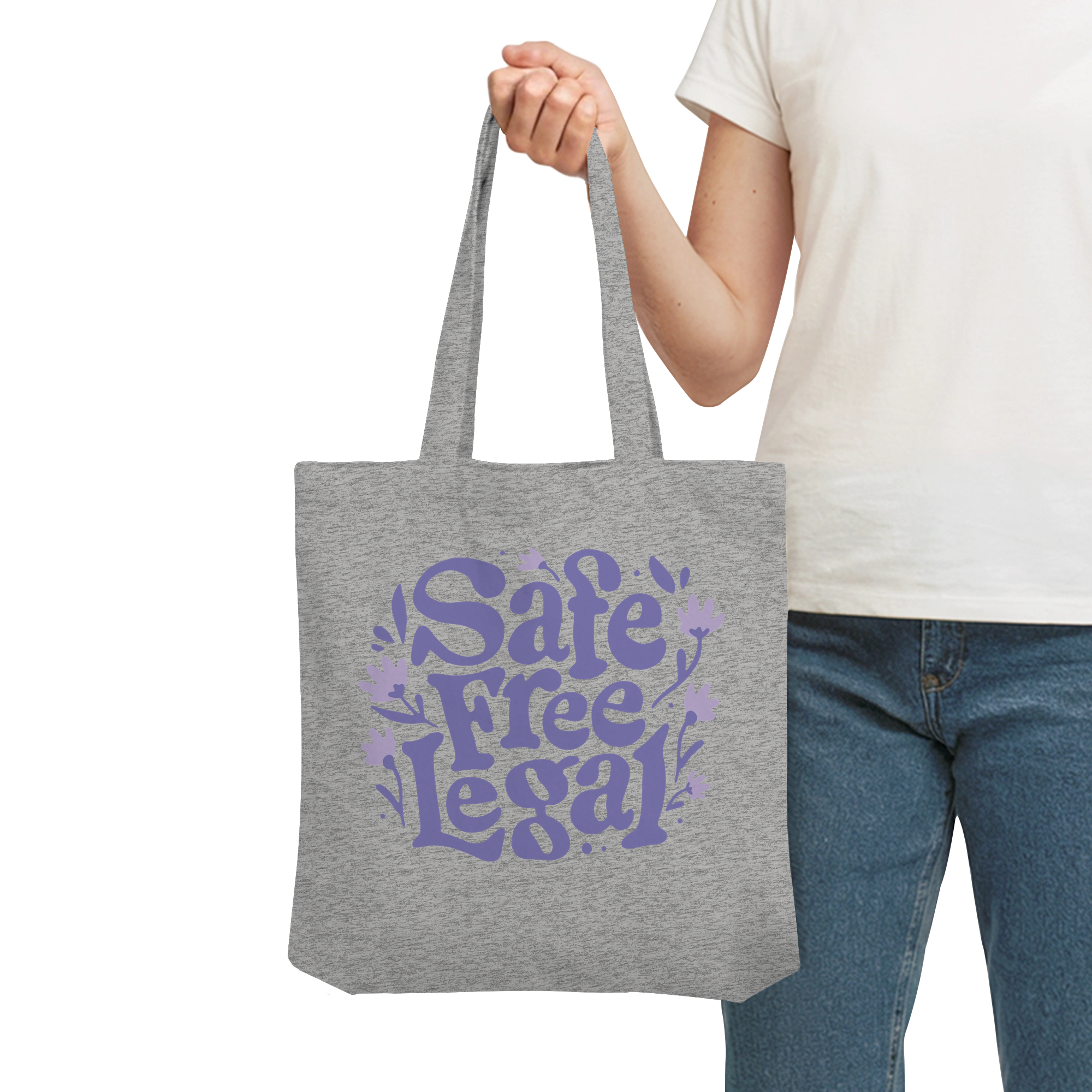 Safe Free Legal "Blumen Edition" - Organic Tote-Bag