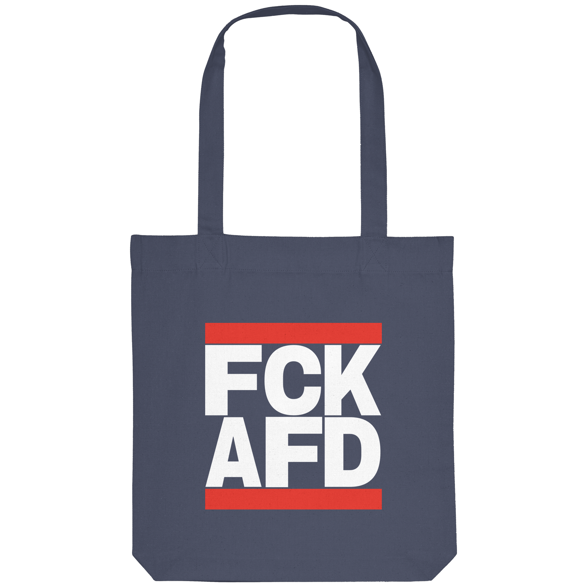 FCK AFD (weiße Schrift) - Organic Tote-Bag