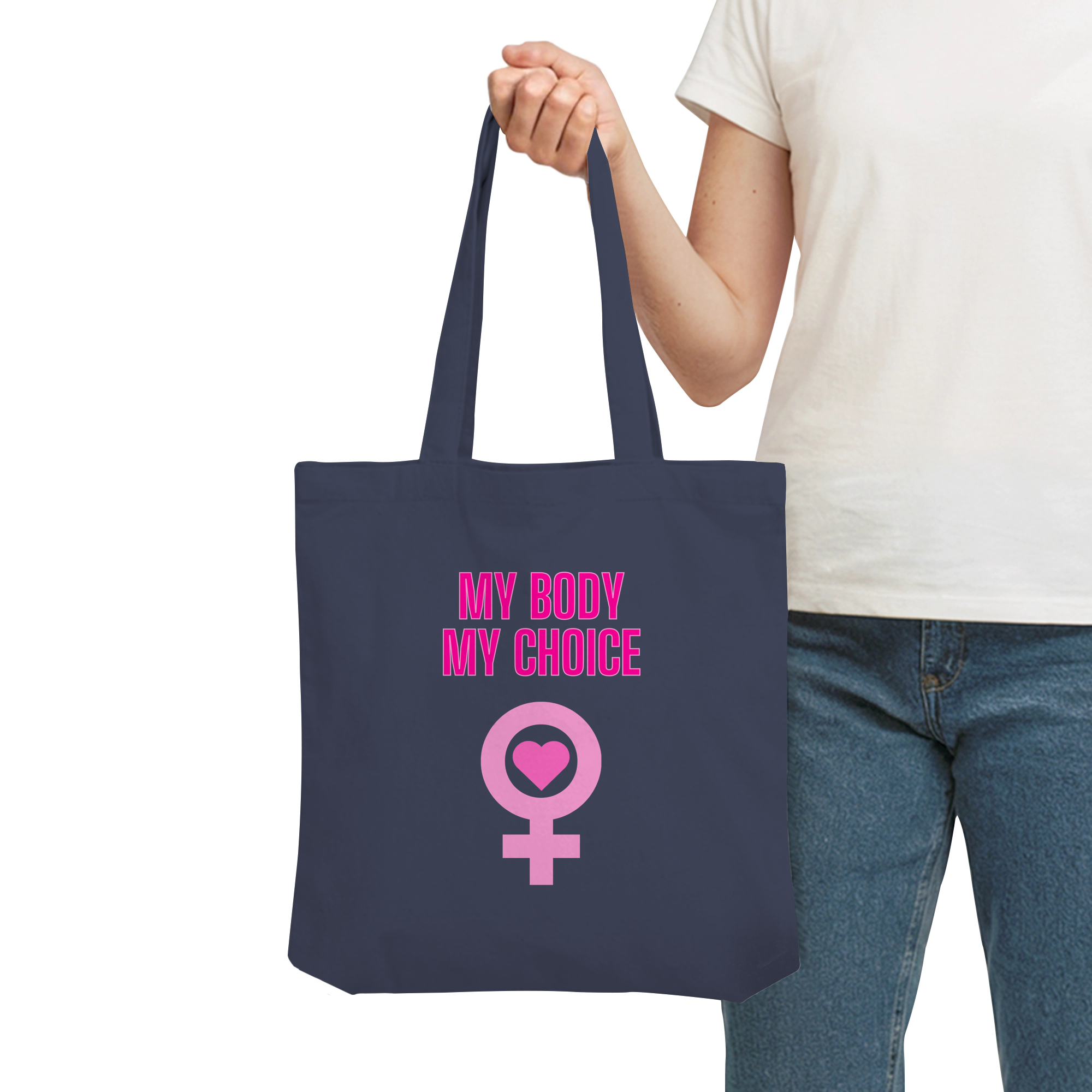 My Body My Choice "Pink Power Edition" - Organic Tote-Bag