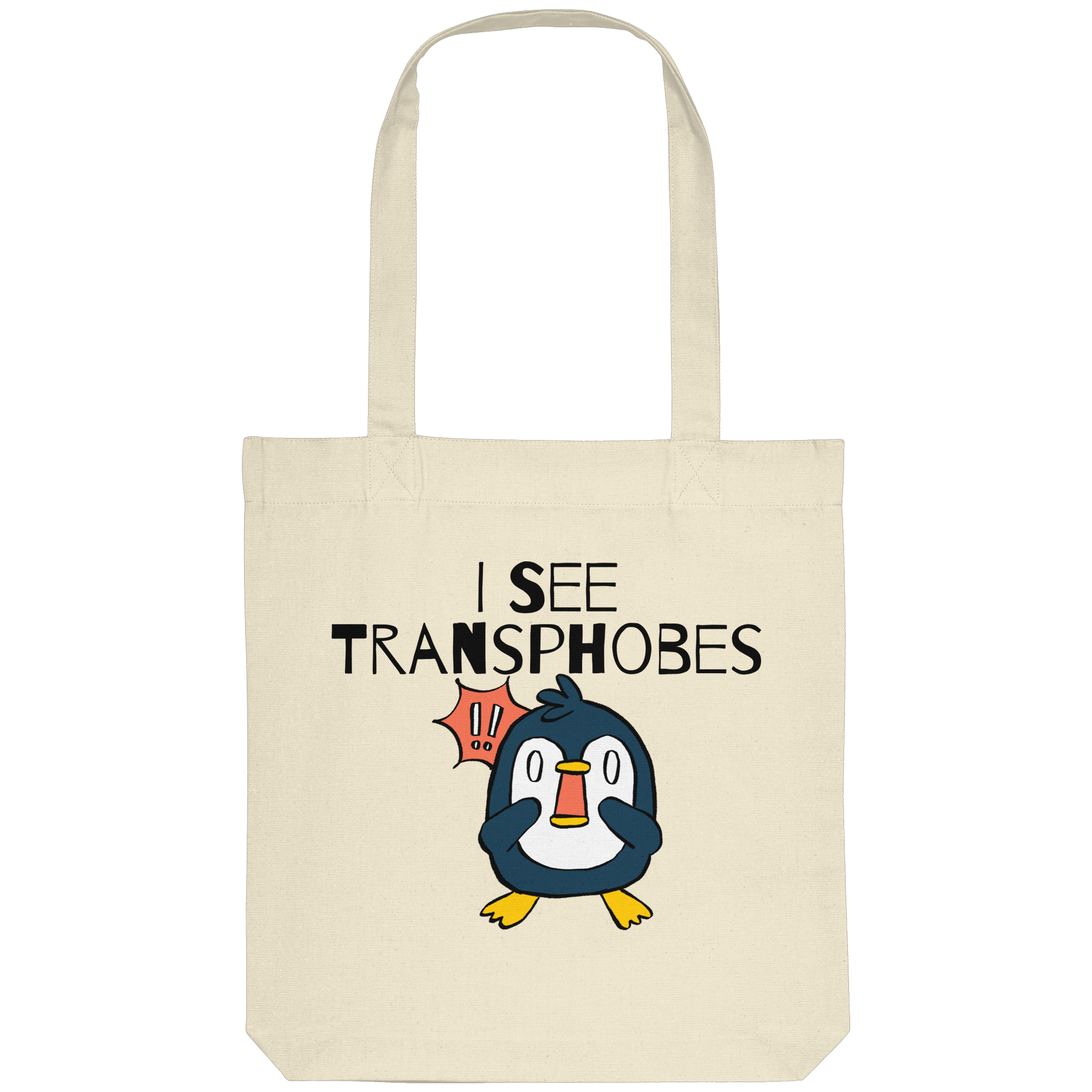 I see Transphobes - Organic Tote-Bag