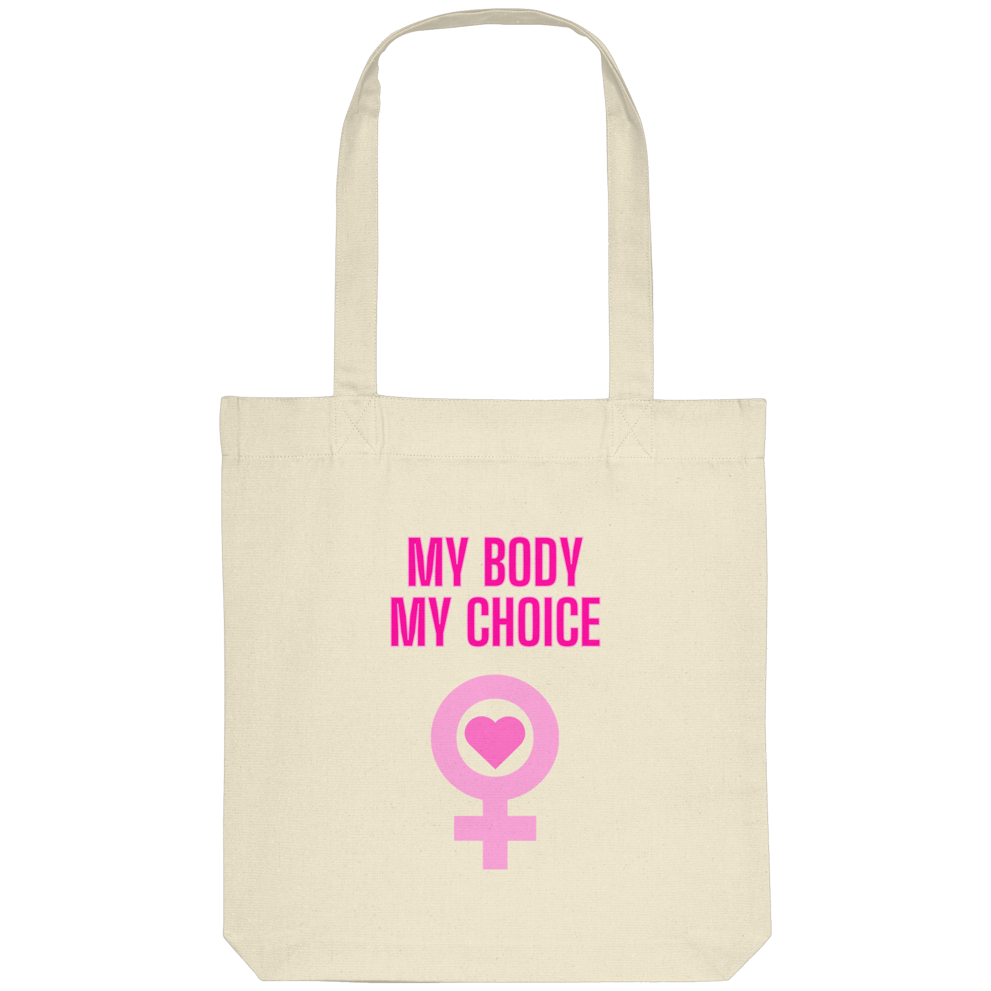 My Body My Choice "Pink Power Edition" - Organic Tote-Bag