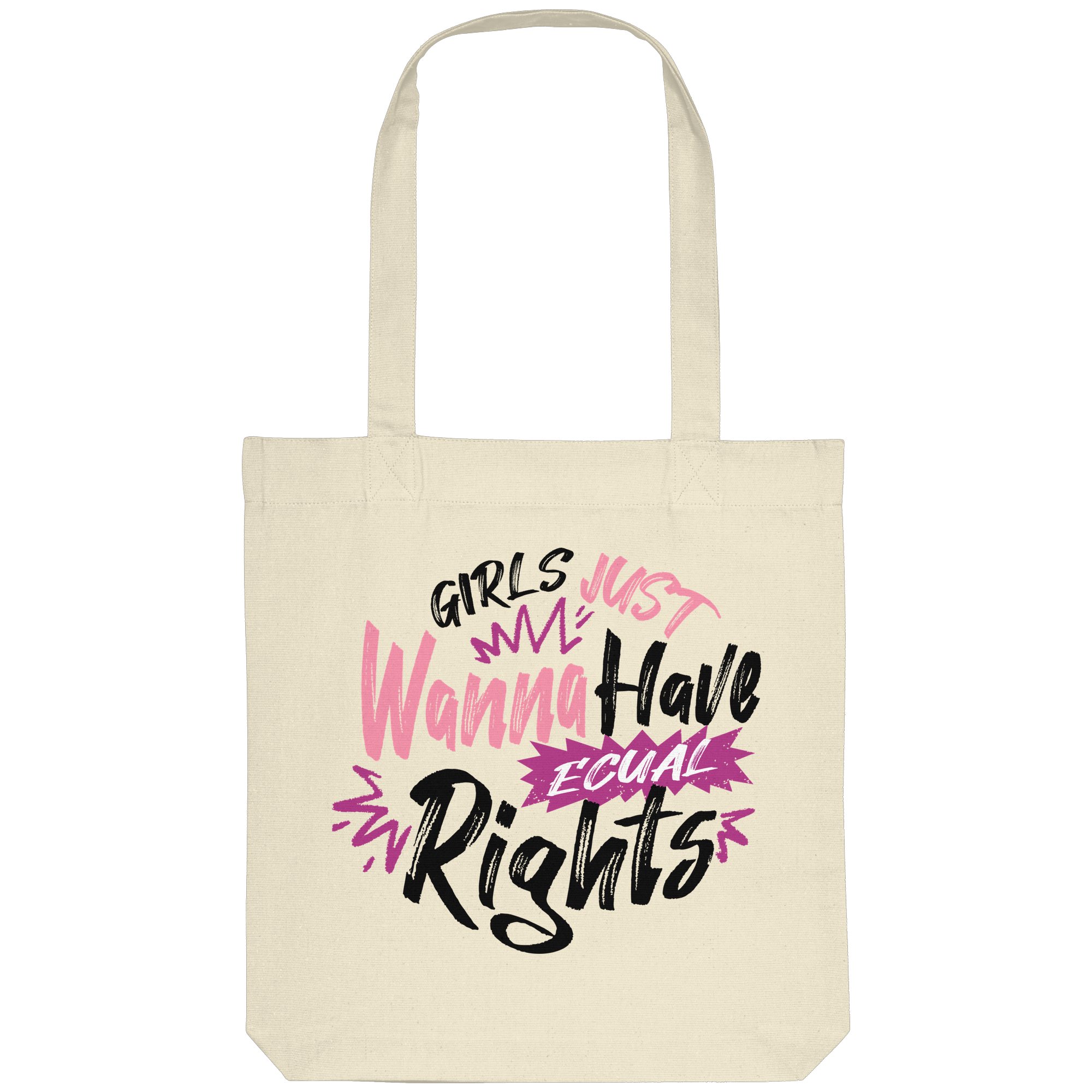 Girls Just Wanna Have Equal Rights - Organic Tote-Bag