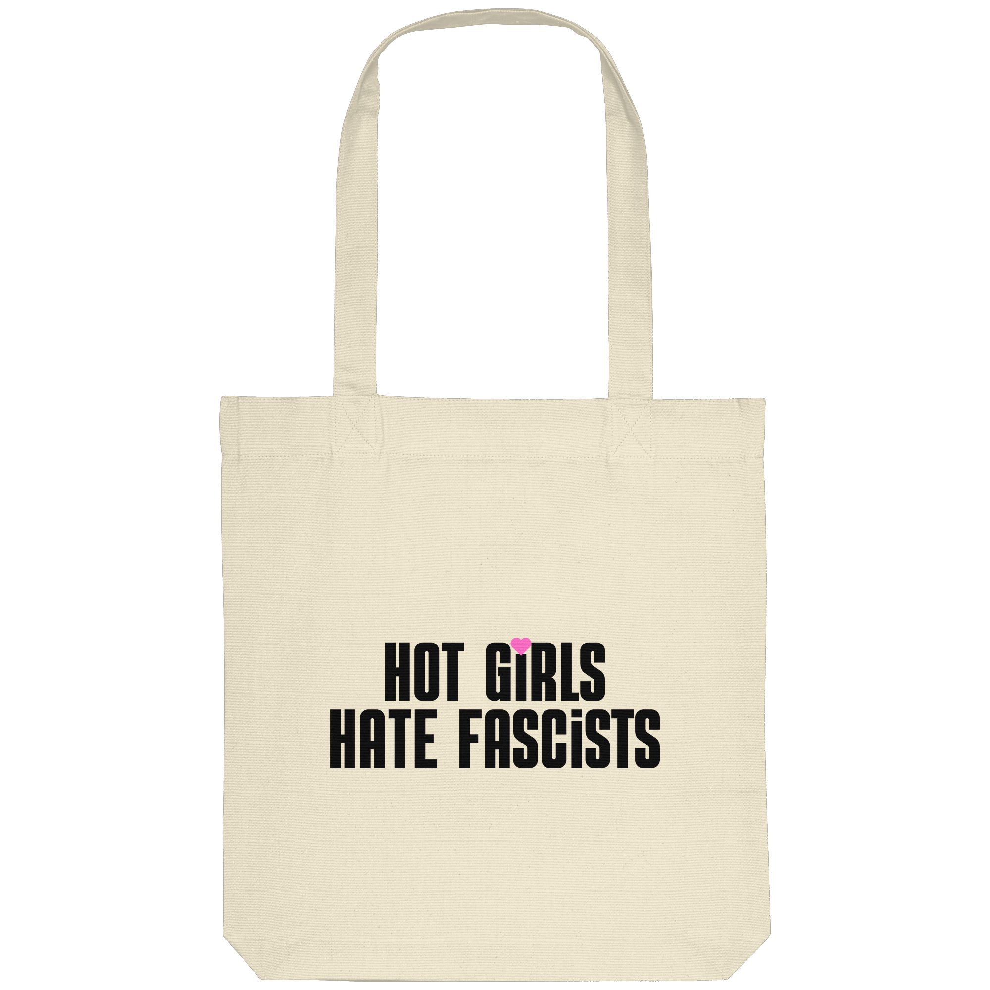 Hot Girls Hate Fascists (hell) - Organic Tote-Bag