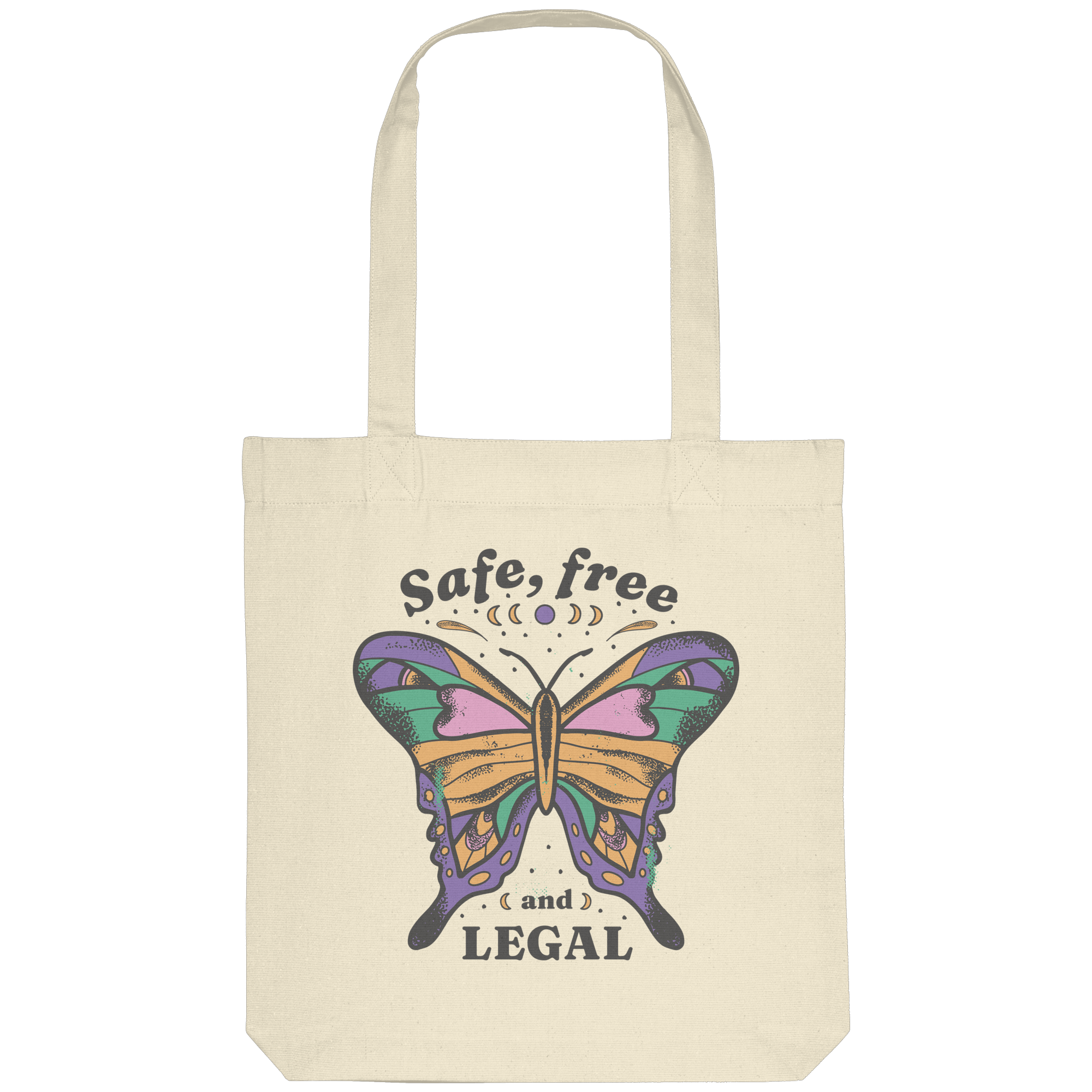 Safe Free Legal "Schmetterling Edition" - Organic Tote-Bag