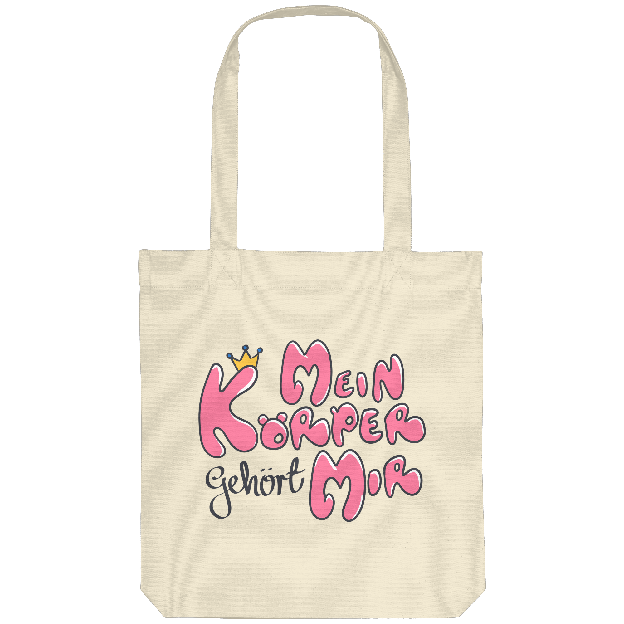 Mein Körper gehört mir "Pinke Edition" - Organic Tote-Bag